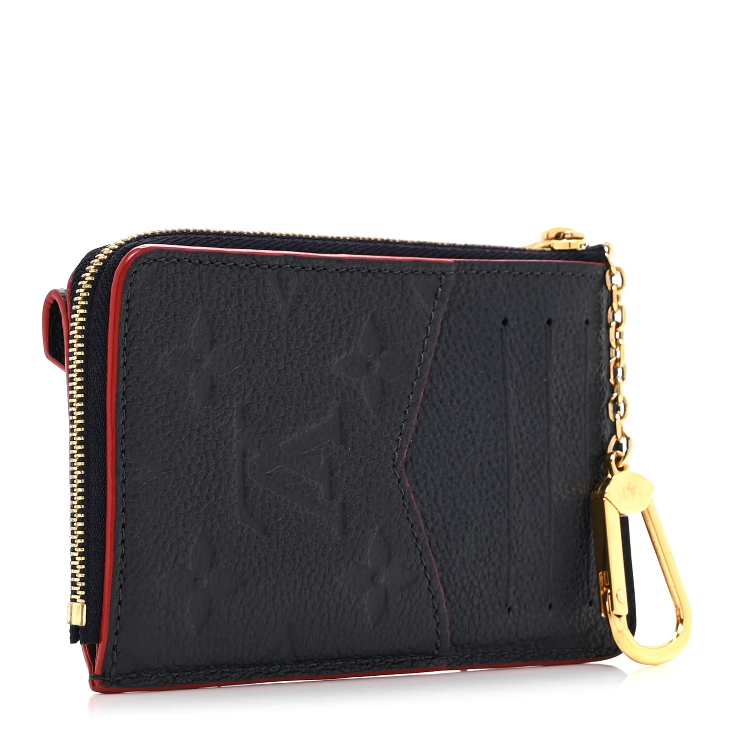 Empreinte Recto Verso Card Holder Marine Rouge - Image 3