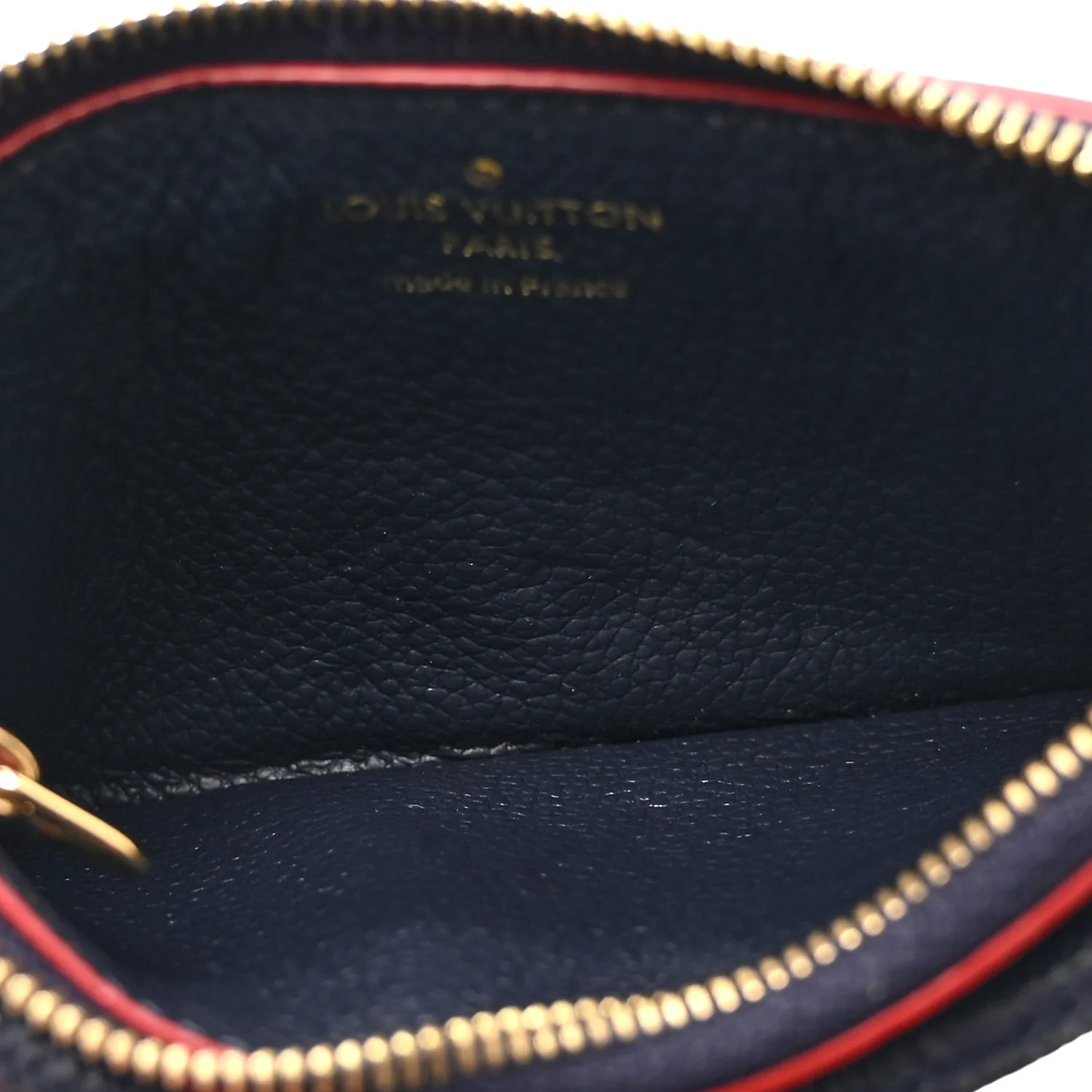 Empreinte Recto Verso Card Holder Marine Rouge - Image 5
