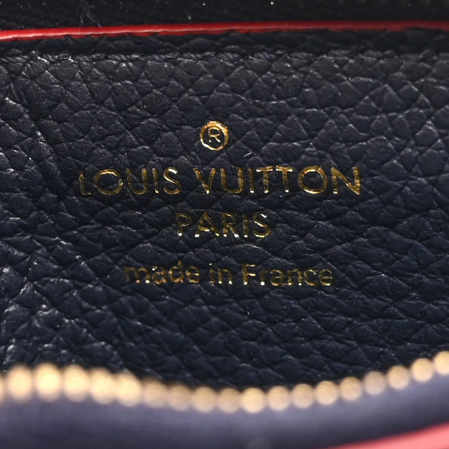 Empreinte Recto Verso Card Holder Marine Rouge - Image 6