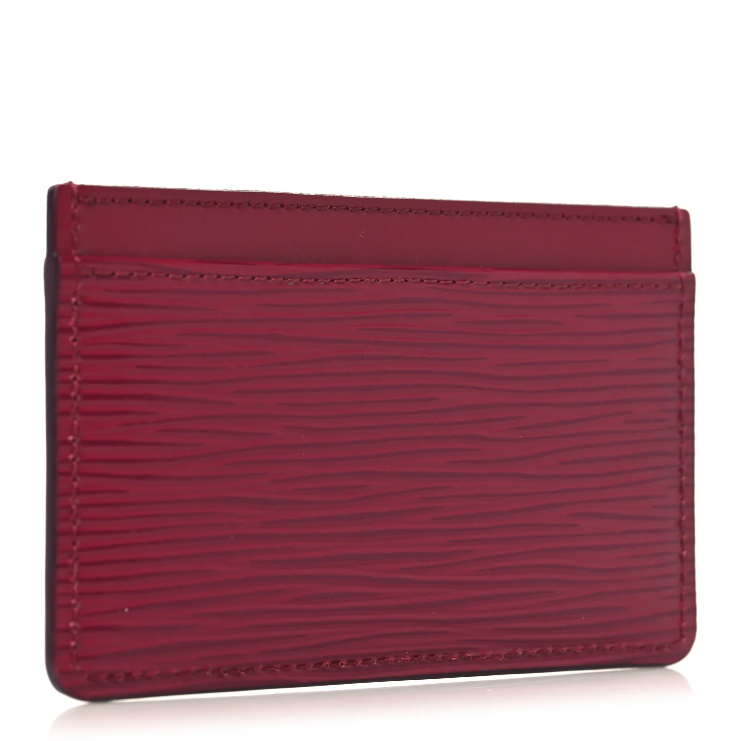 Epi Card Holder Fuchsia - Image 3