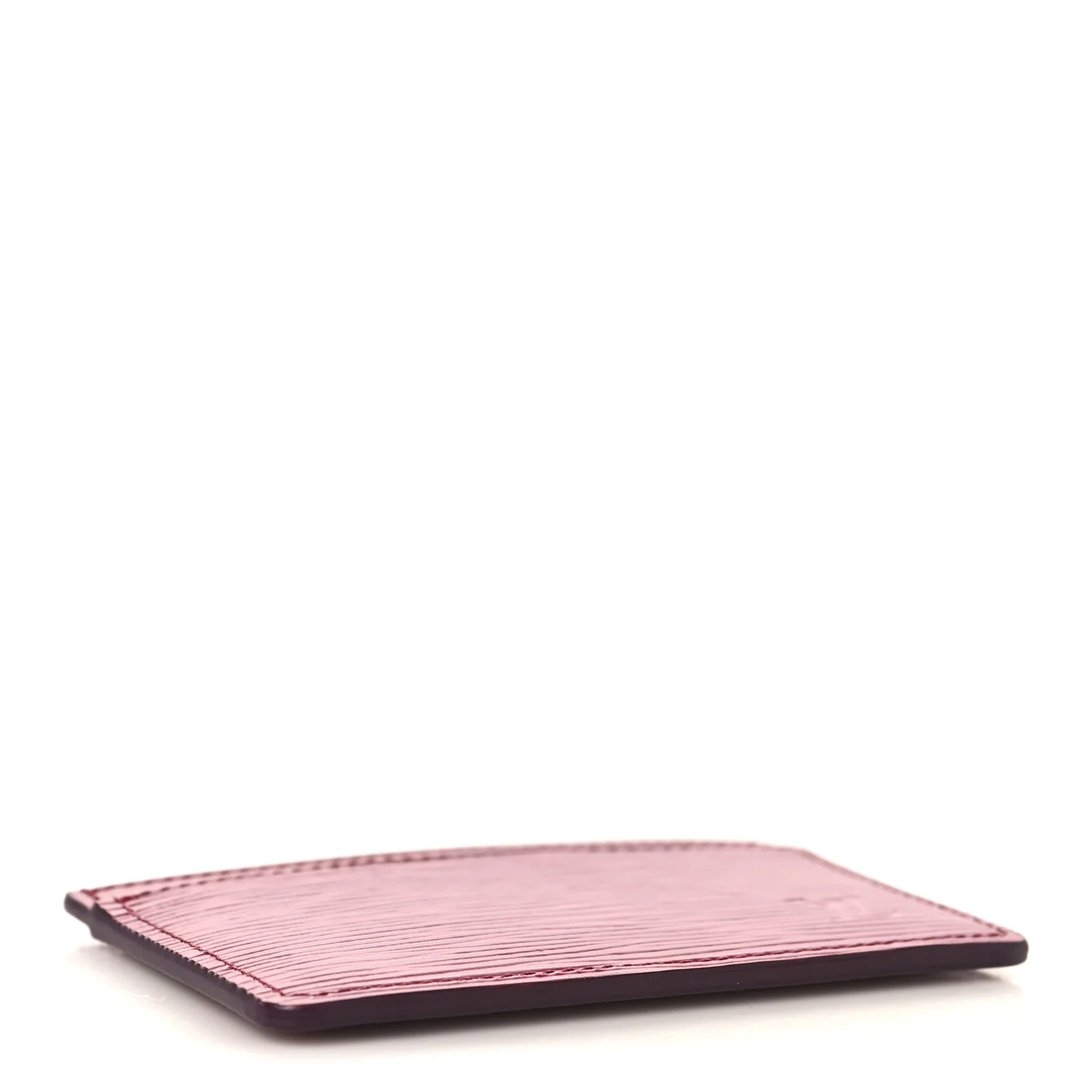 Epi Card Holder Fuchsia - Image 4
