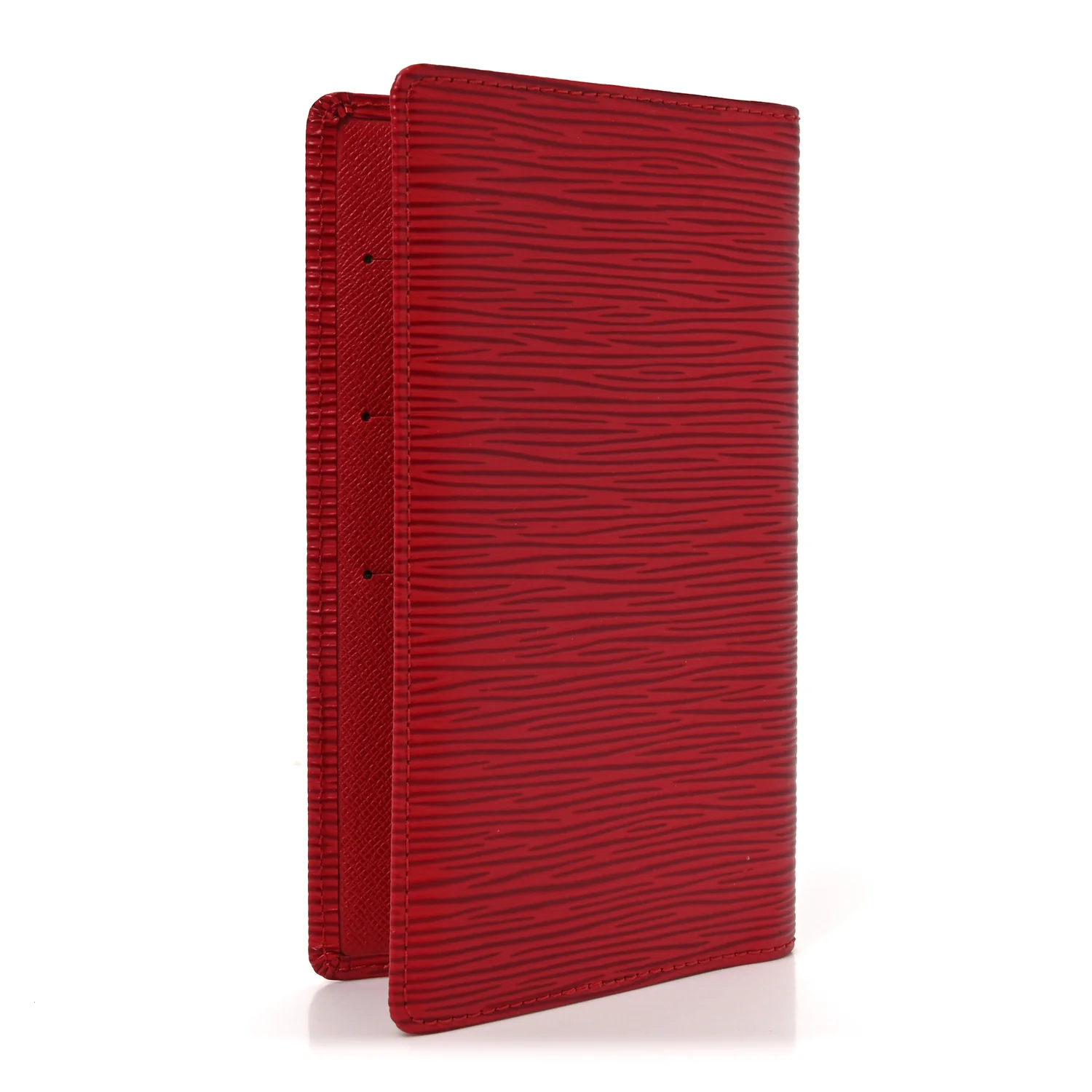 Epi Checkbook Organizer Wallet Castillan Red - Image 3