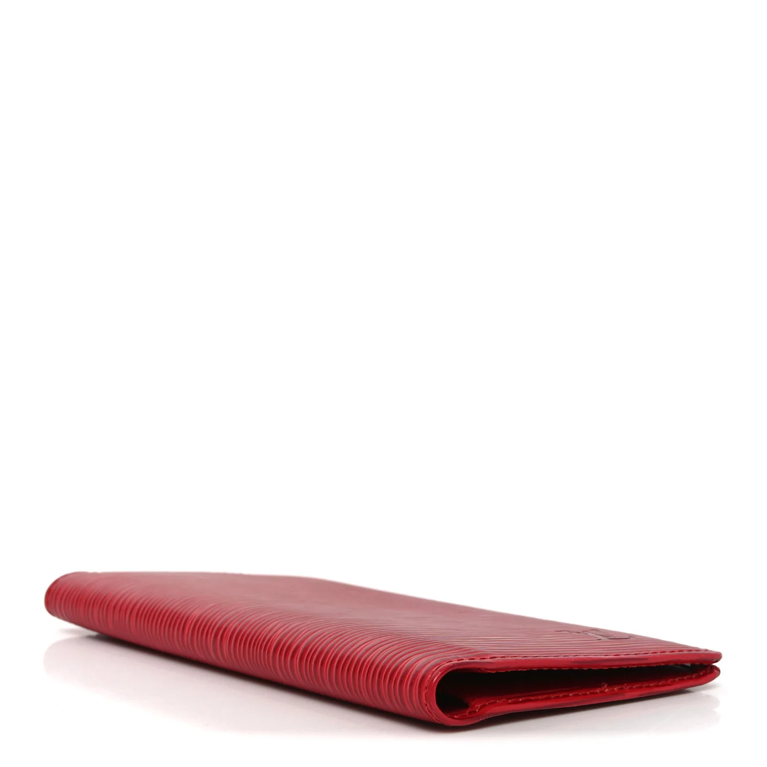 Epi Checkbook Organizer Wallet Castillan Red - Image 4