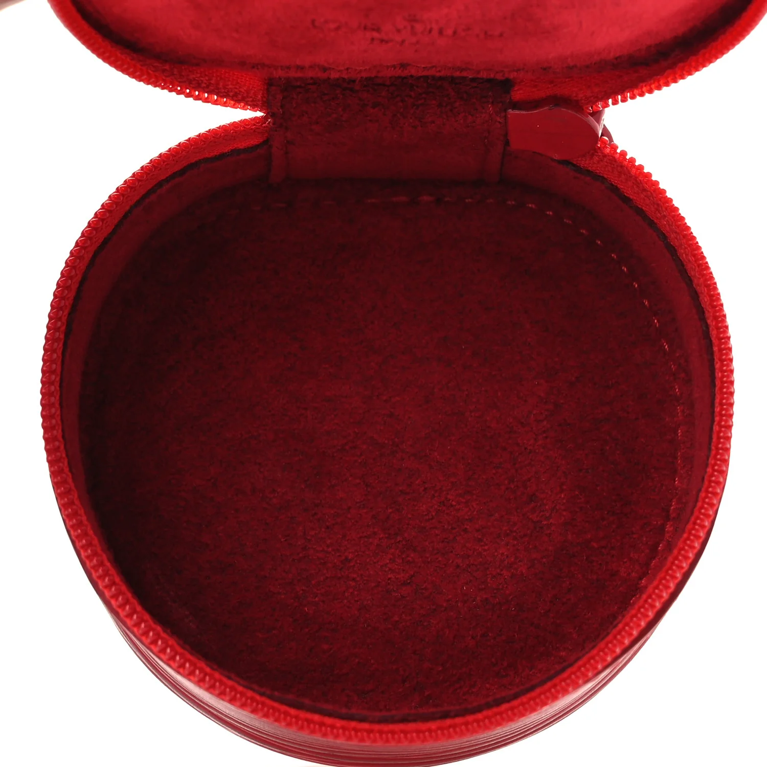 Epi Ecrin Bijoux 8cm Jewelry Box Case Castillan Red - Image 5