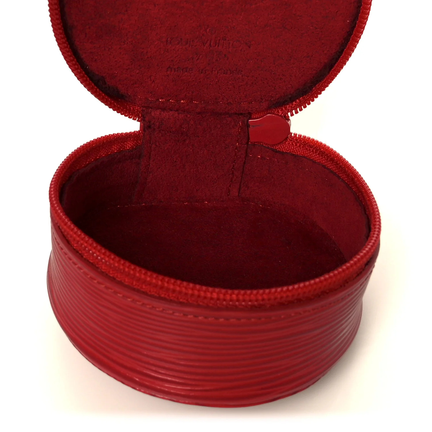 Epi Ecrin Bijoux 8cm Jewelry Box Case Castillan Red - Image 5