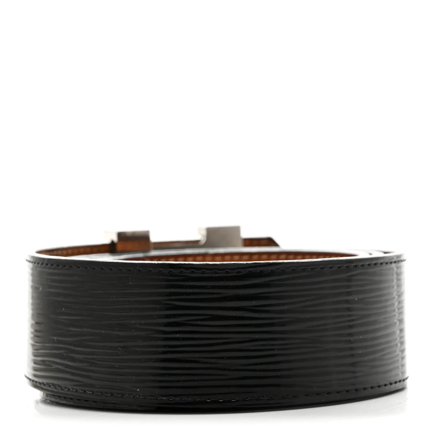 Epi Electric 40mm LV Initiales Belt 90 36 Black - Image 2