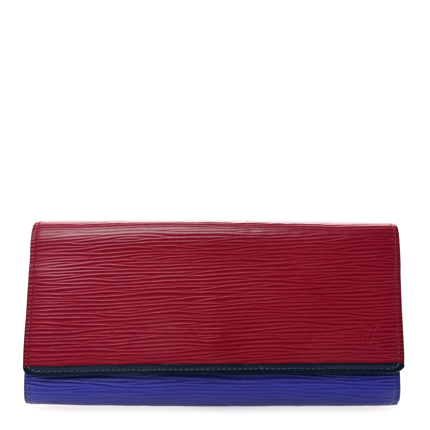 Epi Flore Tri-Color Wallet Fuchsia