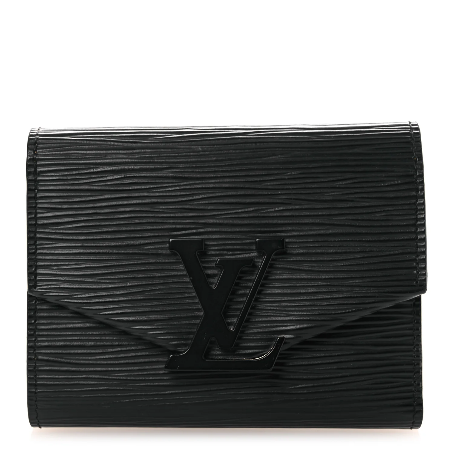 Epi Grenelle Compact Wallet Black