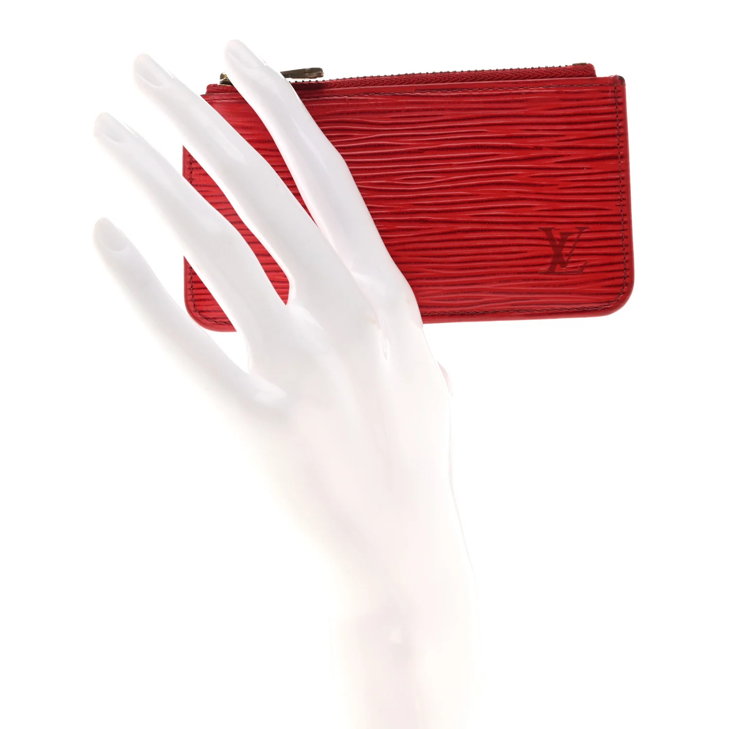 Epi Key Pouch Castillan Red - Image 2