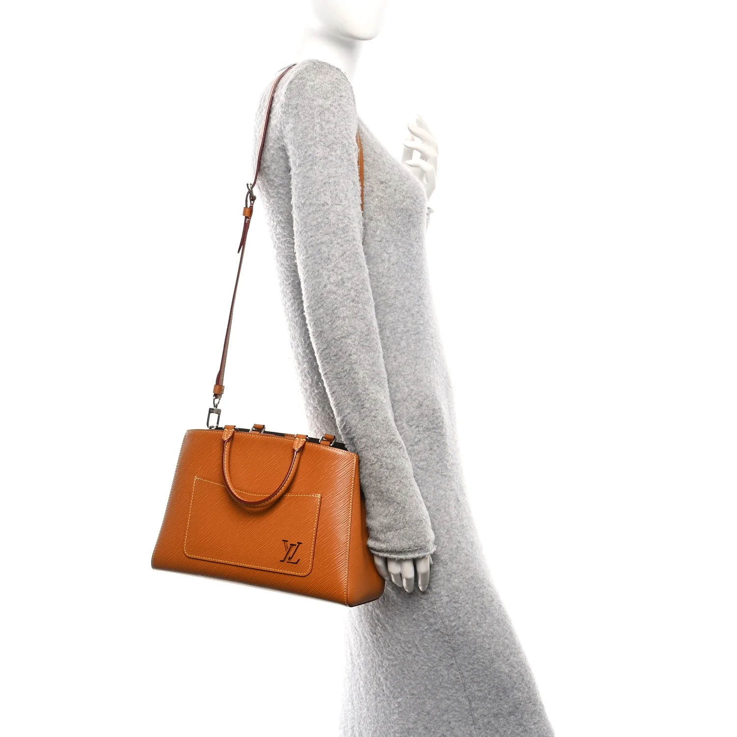 Epi Marelle Tote MM Gold Honey - Image 2