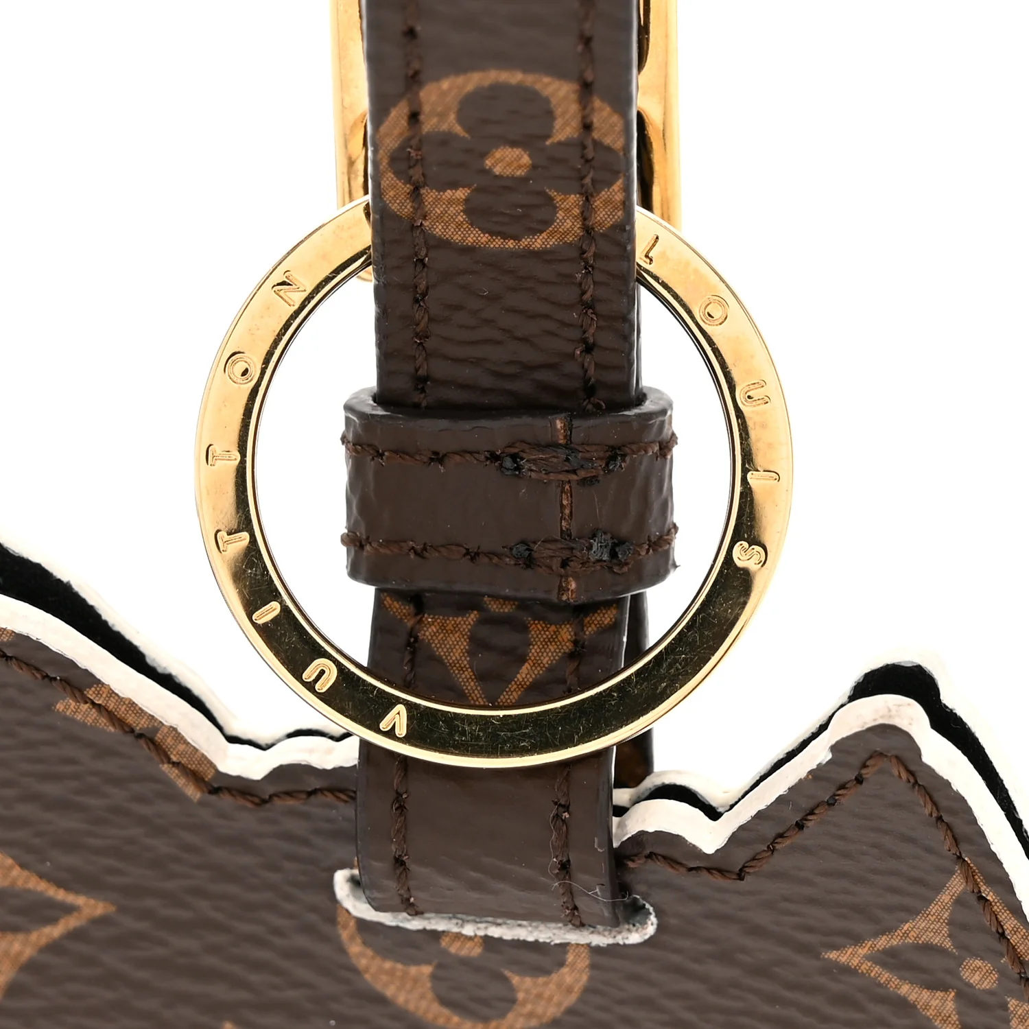 Epi Monogram Catogram Bag Charm Key Holder Gris - Image 3