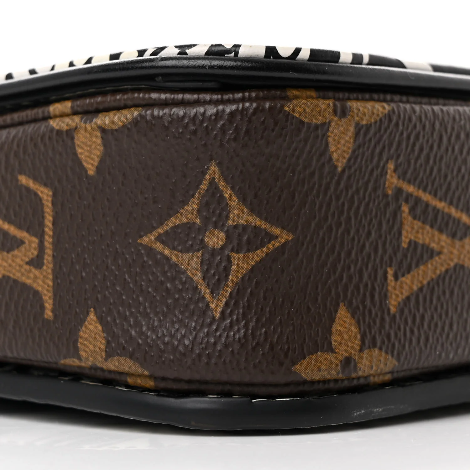 Epi Monogram Floral Pochette Metis Black White - Image 11