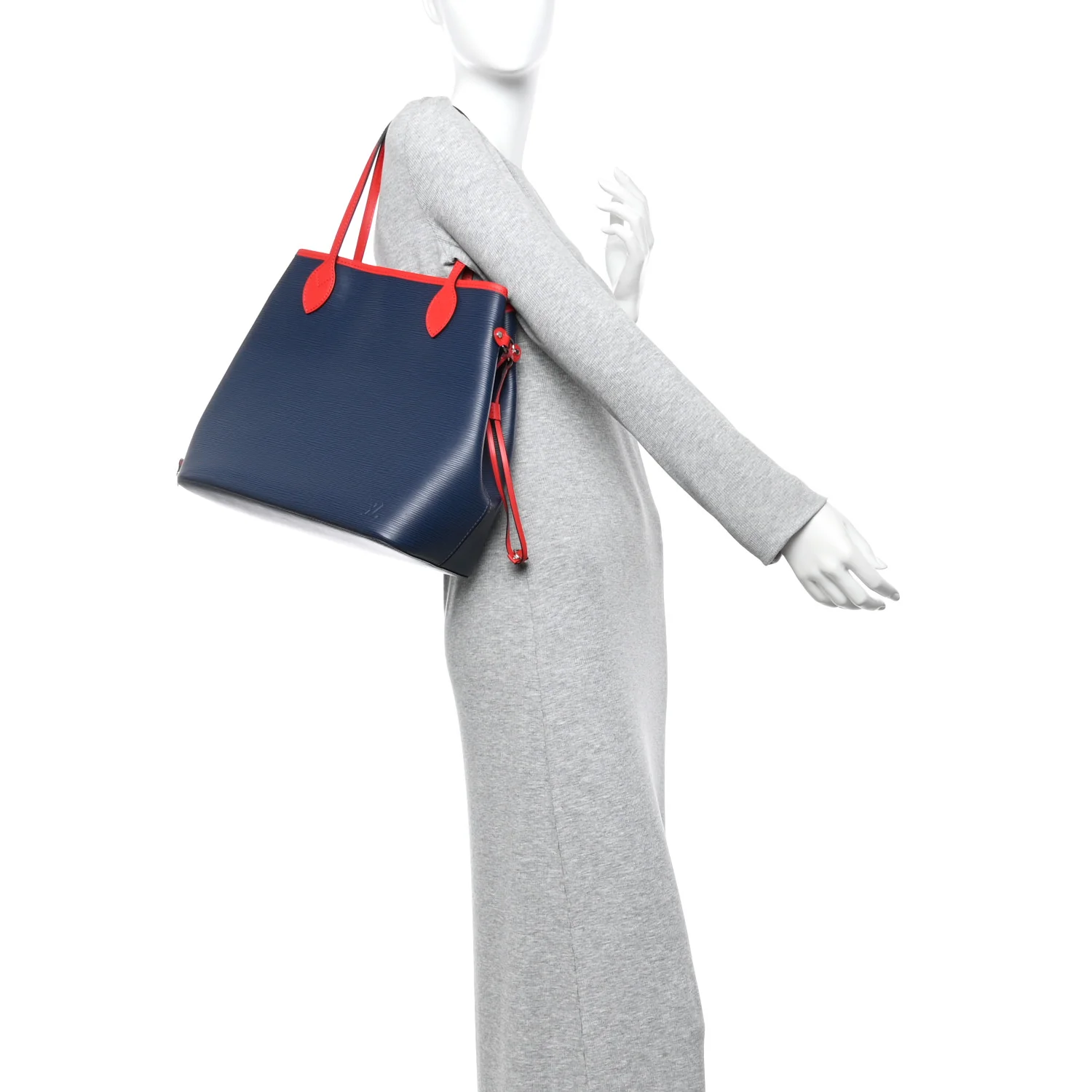 Epi Neverfull MM Indigo Coquelicot - Image 2