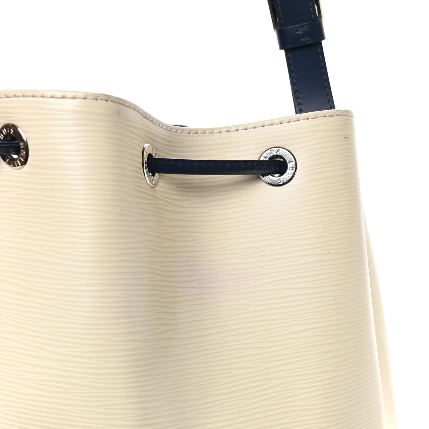 Epi Petit Bi-Color Noe Ivory Indigo - Image 11