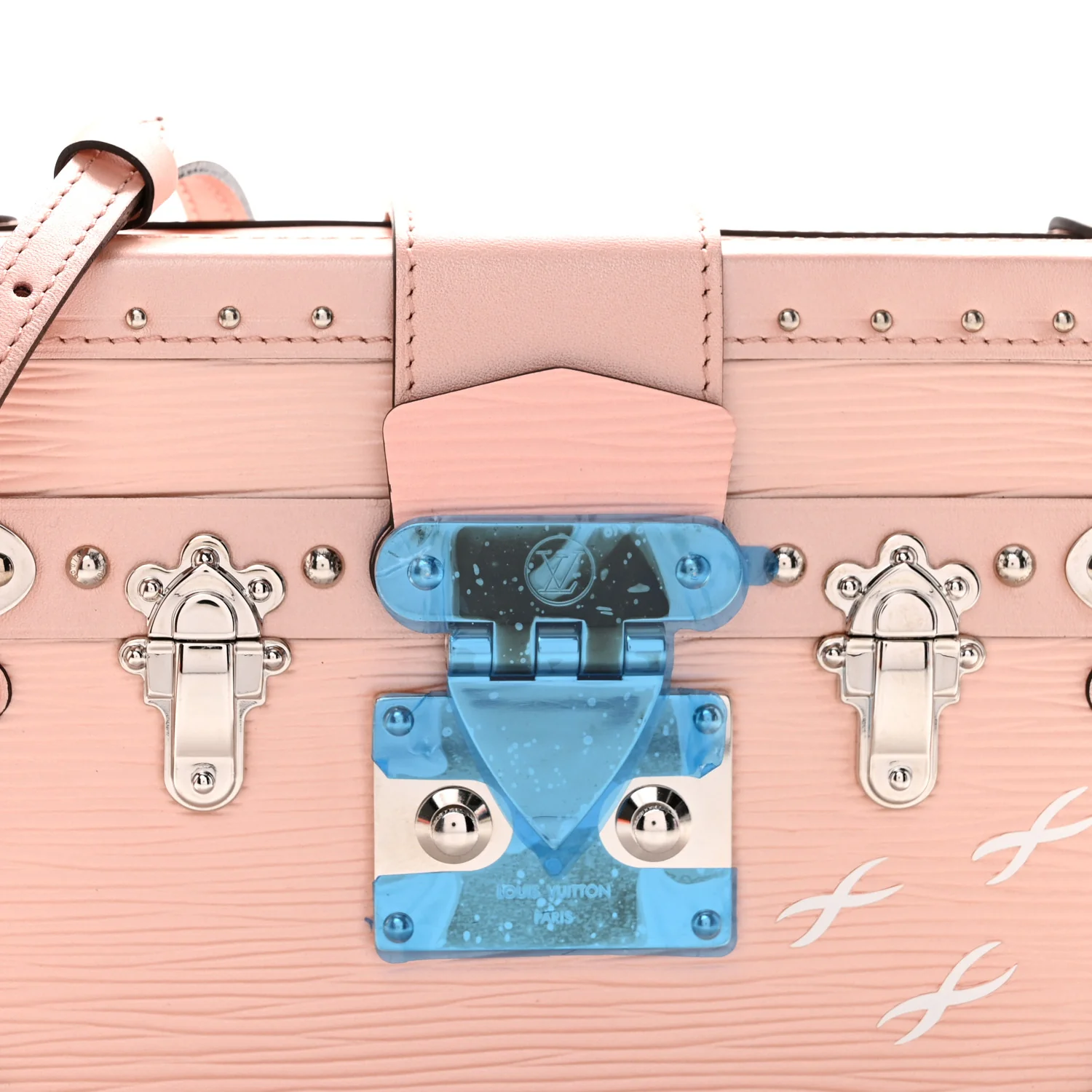 Epi Petite Malle Rose Nacre - Image 7