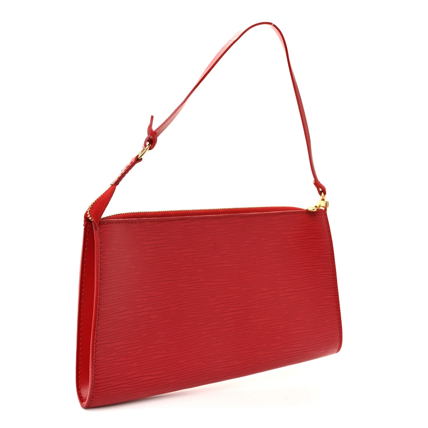 Epi Pochette Accessories 21 Castillan Red - Image 3