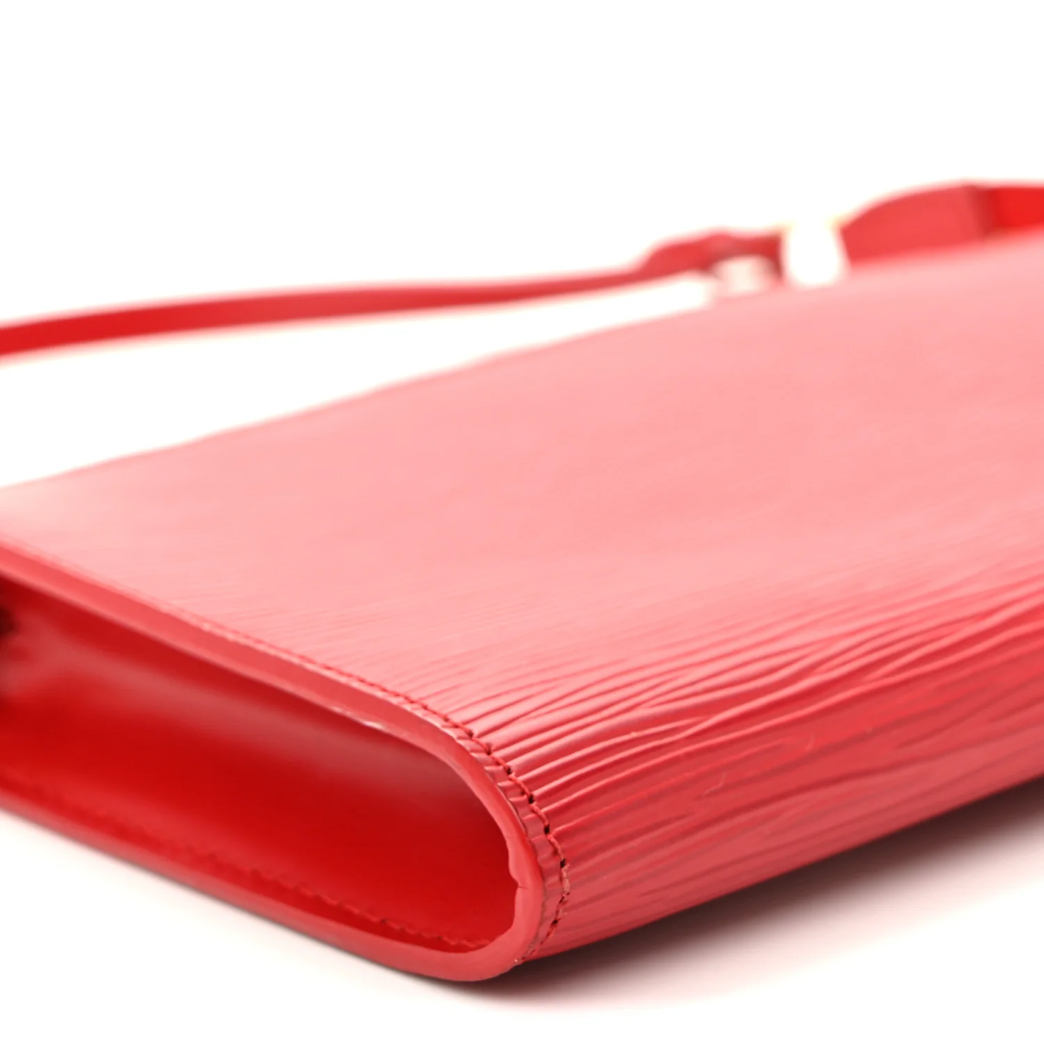 Epi Pochette Accessories 21 Castillan Red - Image 9