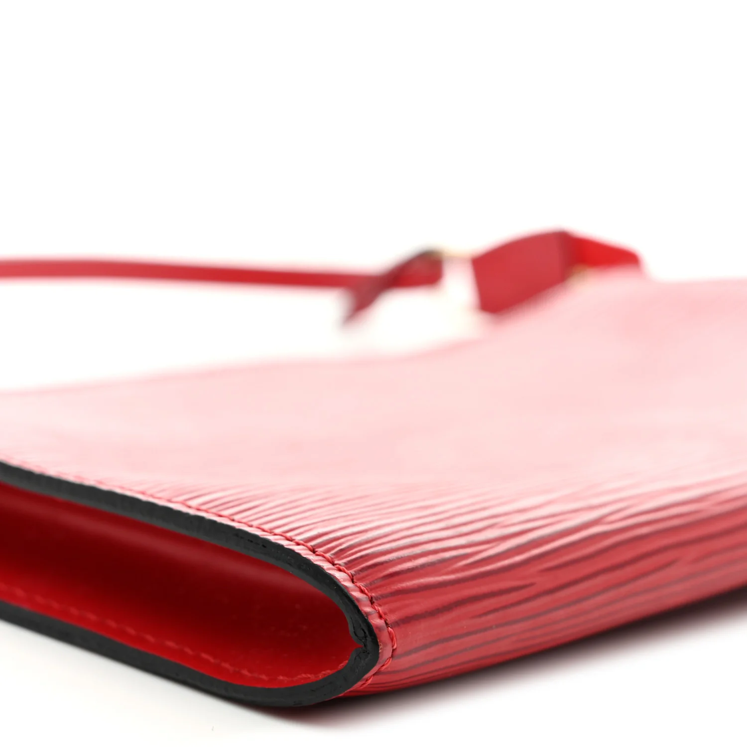 Epi Pochette Accessories 24 Castillan Red - Image 10