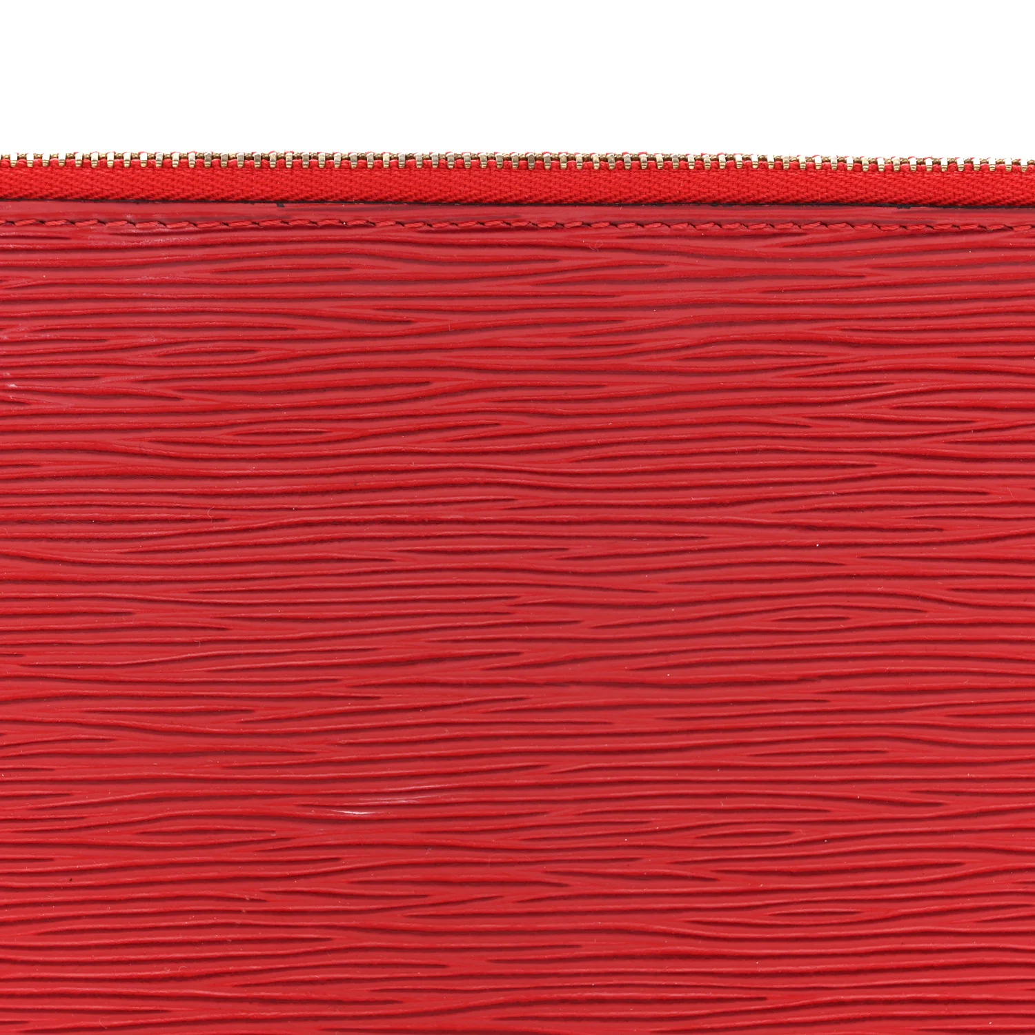 Epi Pochette Accessories 24 Castillan Red - Image 9