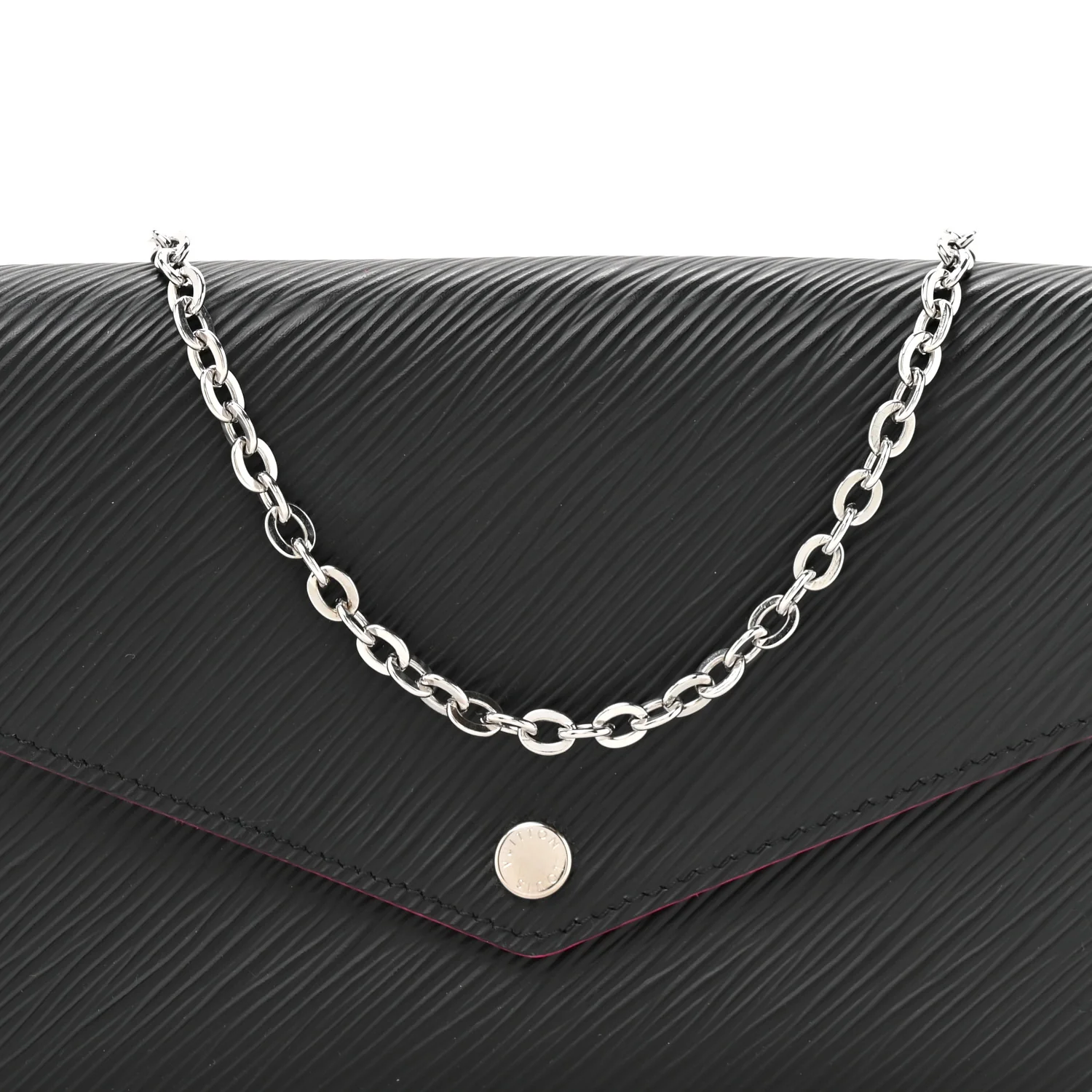 Epi Pochette Felicie Black Hot Pink - Image 19
