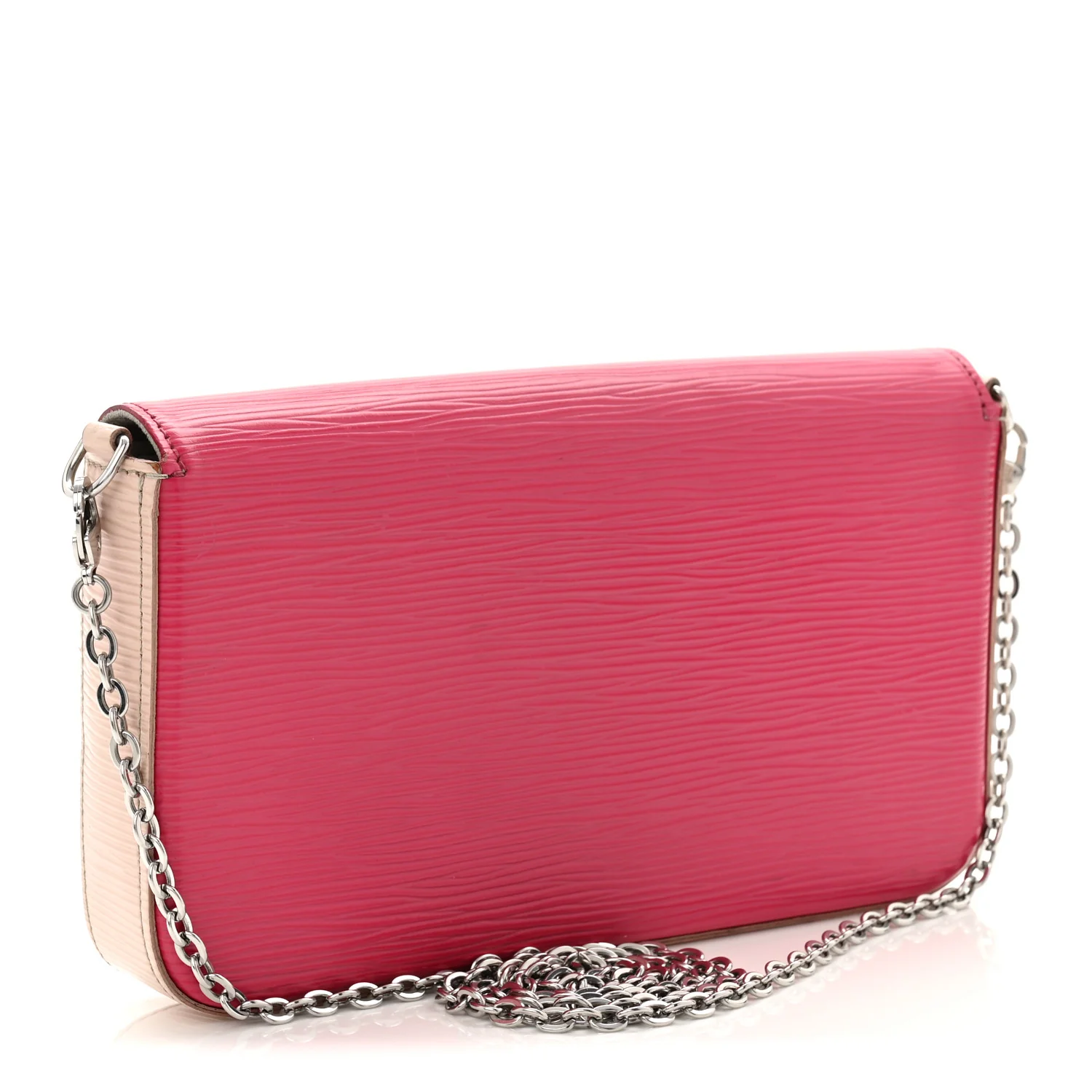Epi Pochette Felicie Hot Pink - Image 4