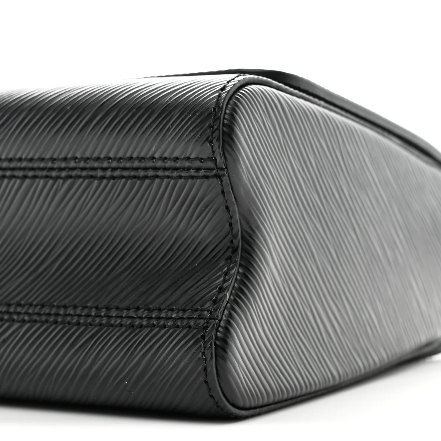 Epi Sequins Twist Shoulder Bag MM Black - Image 11