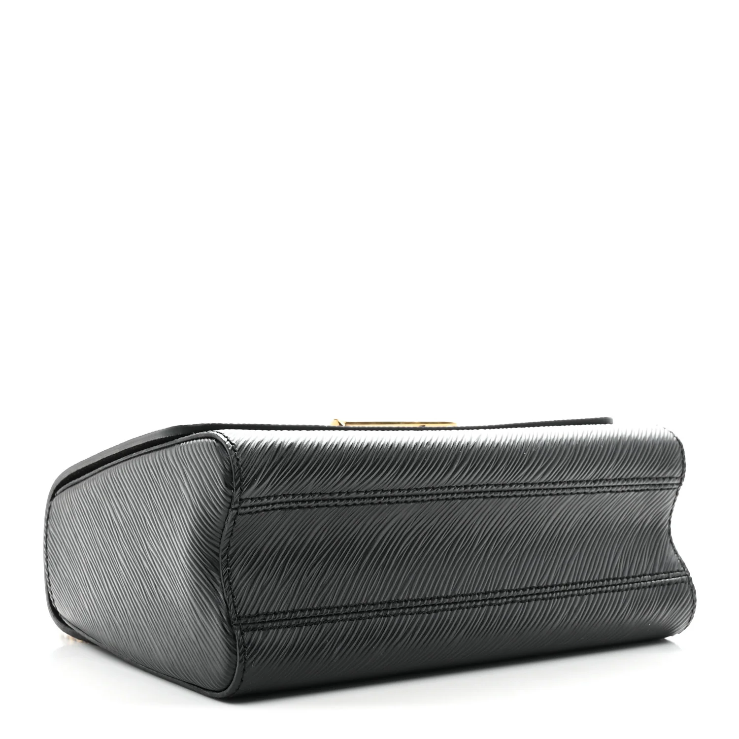 Epi Sequins Twist Shoulder Bag MM Black - Image 5