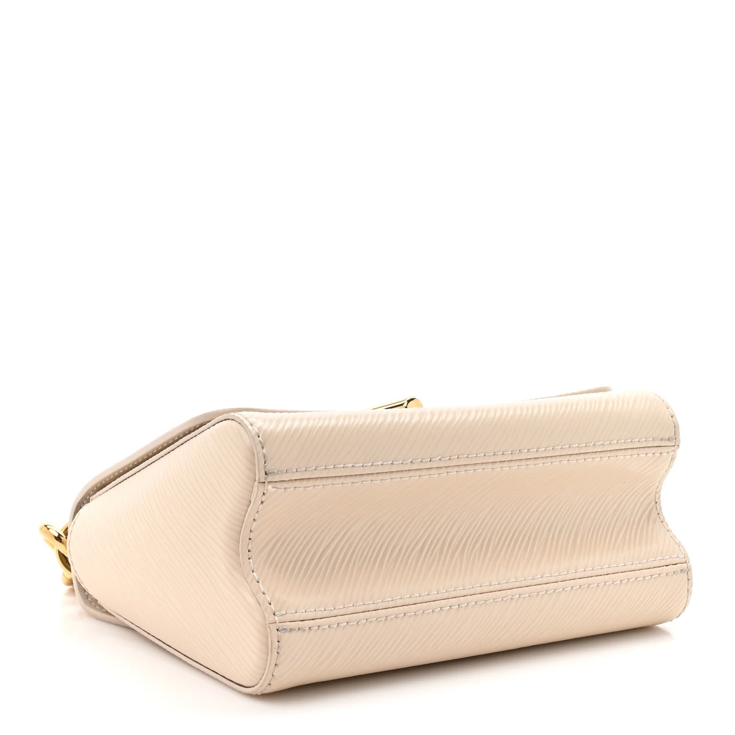 Epi Twist Braided Chain Shoulder Bag PM Quartz White - Image 5