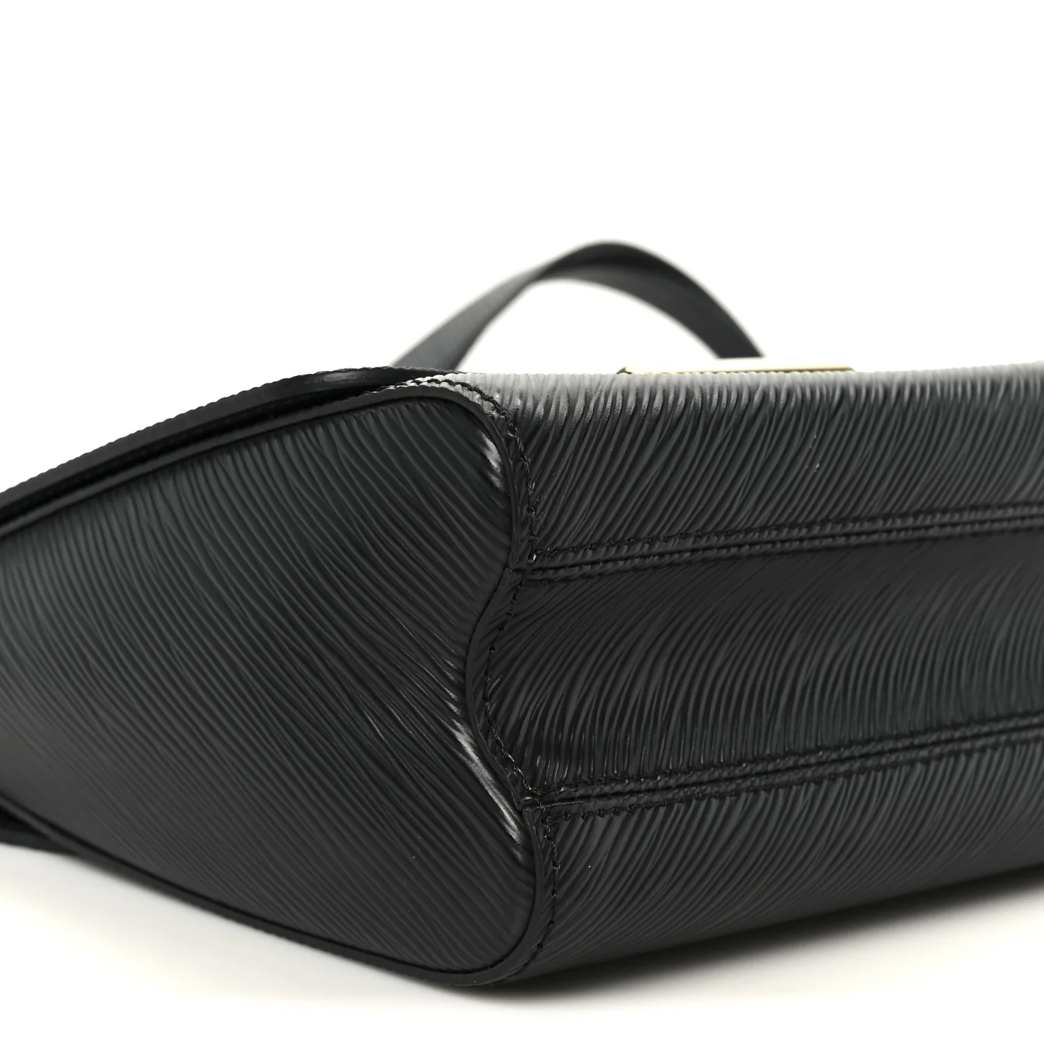 Epi Twist Braided Strap Shoulder Bag MM Black - Image 8