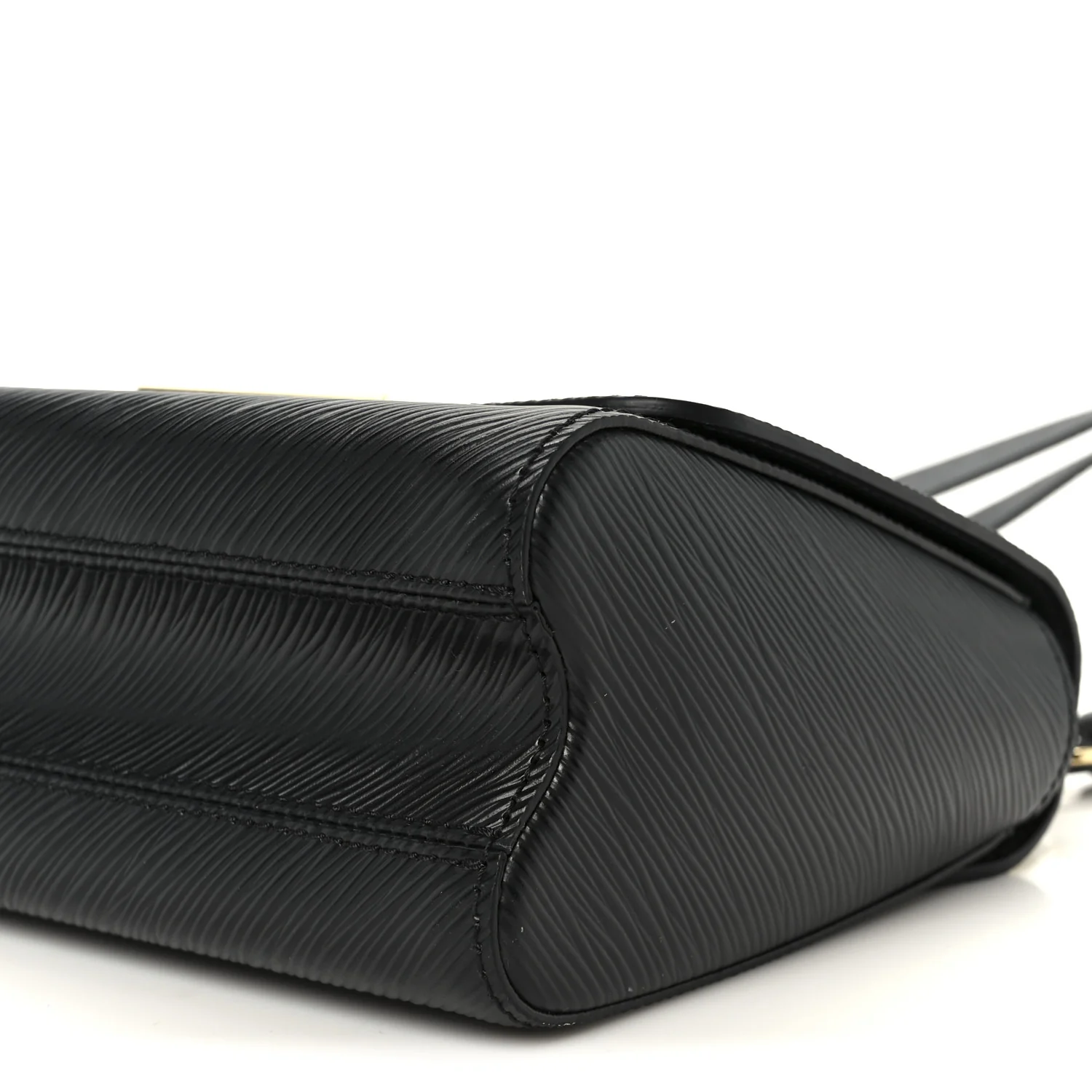 Epi Twist Braided Strap Shoulder Bag MM Black - Image 9