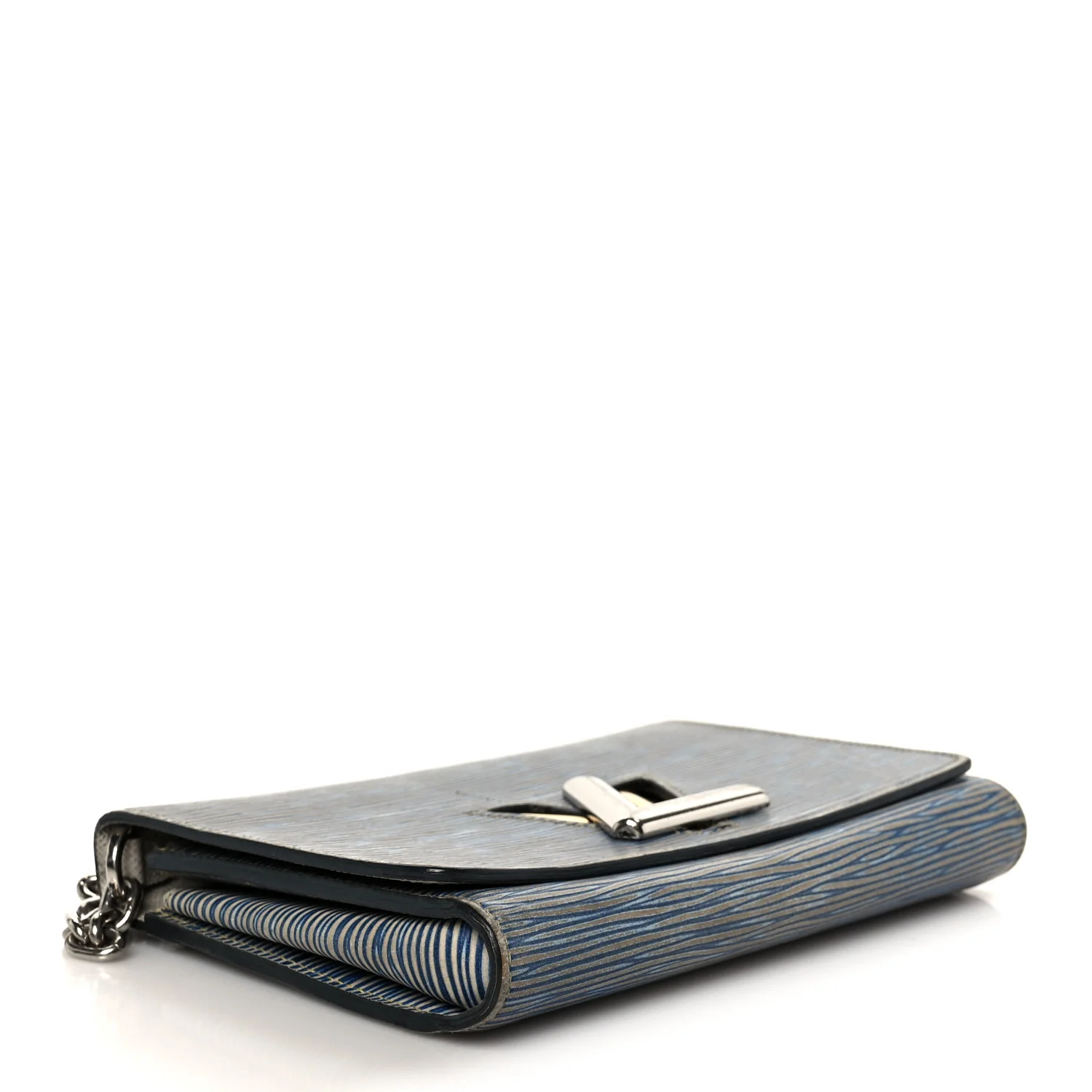 Epi Twist Chain Wallet Denim Light - Image 4