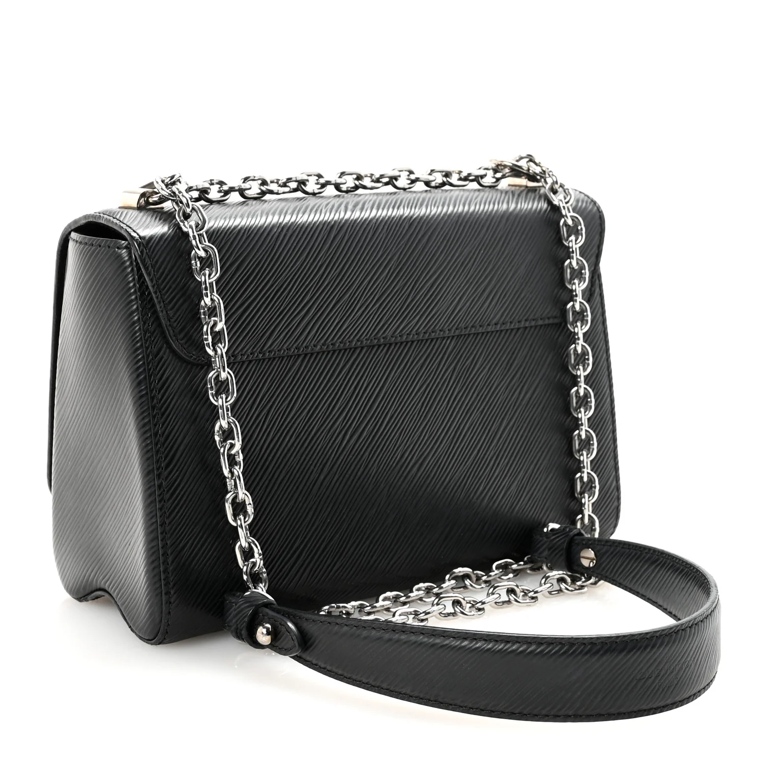Epi Twist Shoulder Bag MM Black - Image 3