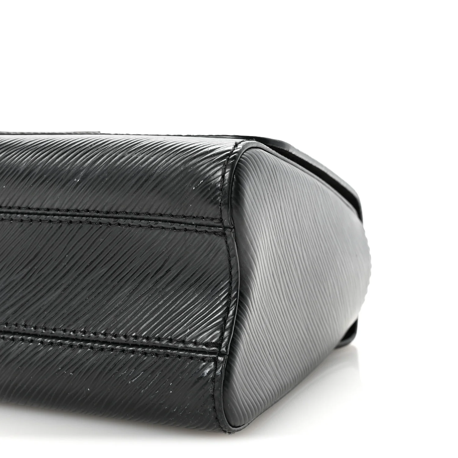 Epi Twist Shoulder Bag MM Black - Image 9
