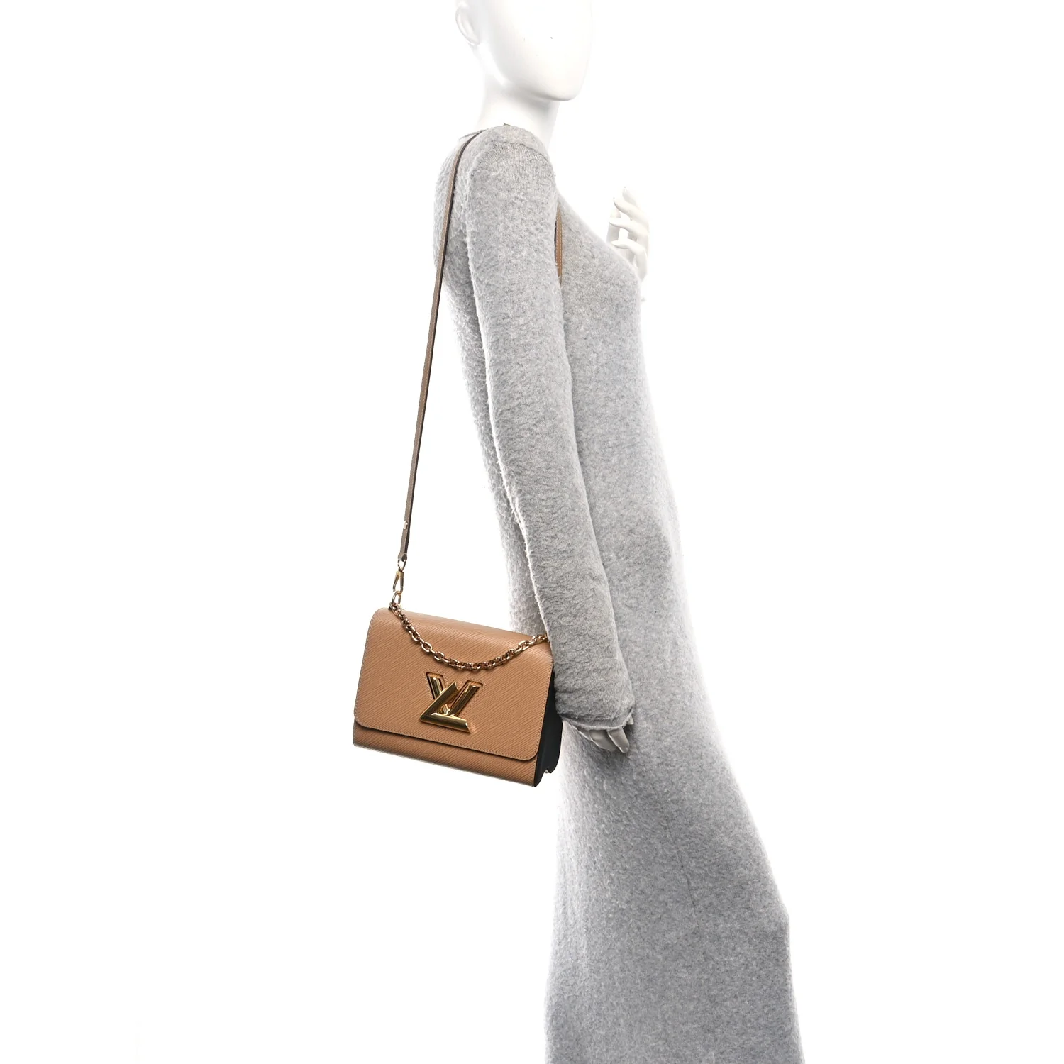 Epi Twist Shoulder Bag MM Camel - Image 2