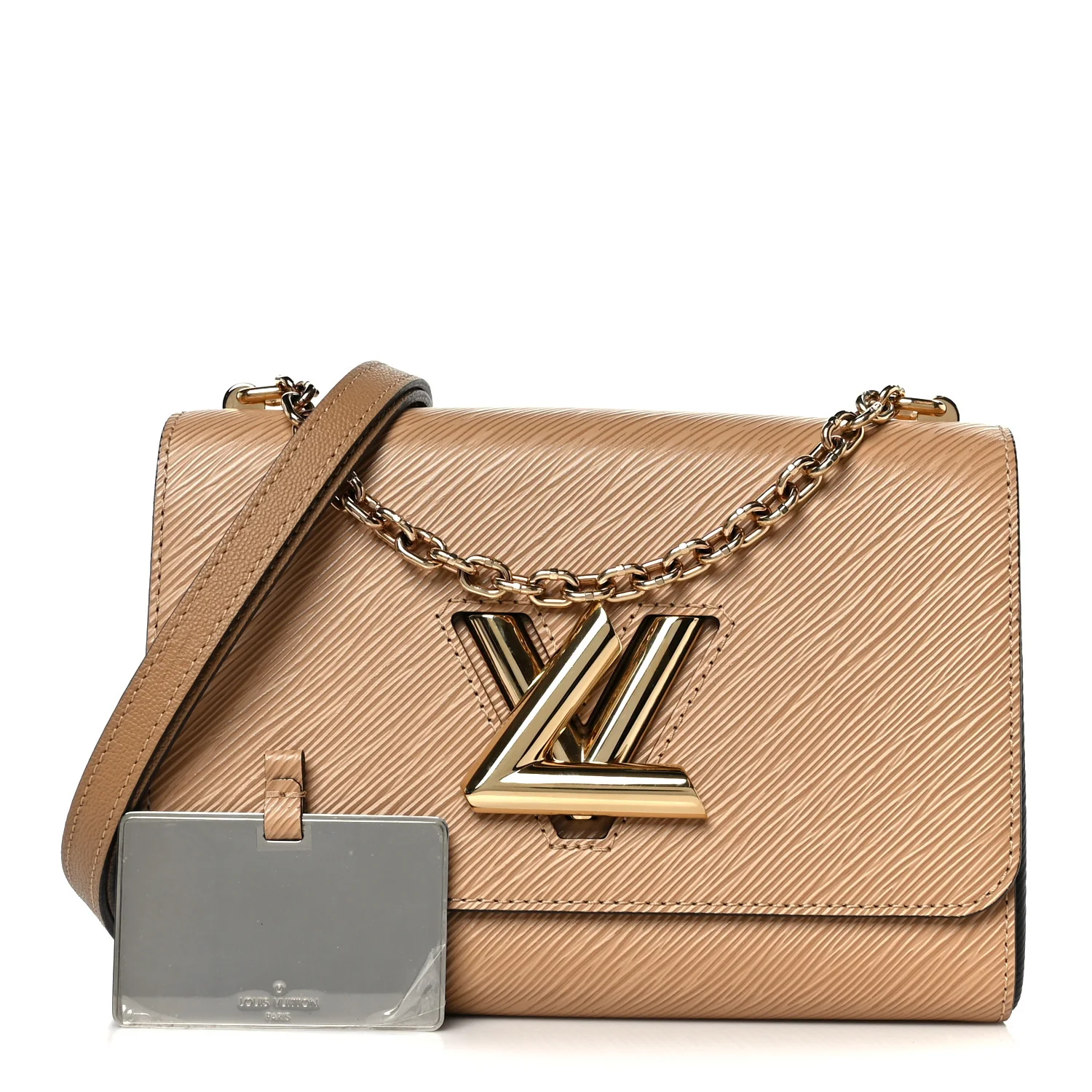 Epi Twist Shoulder Bag MM Camel - Image 3