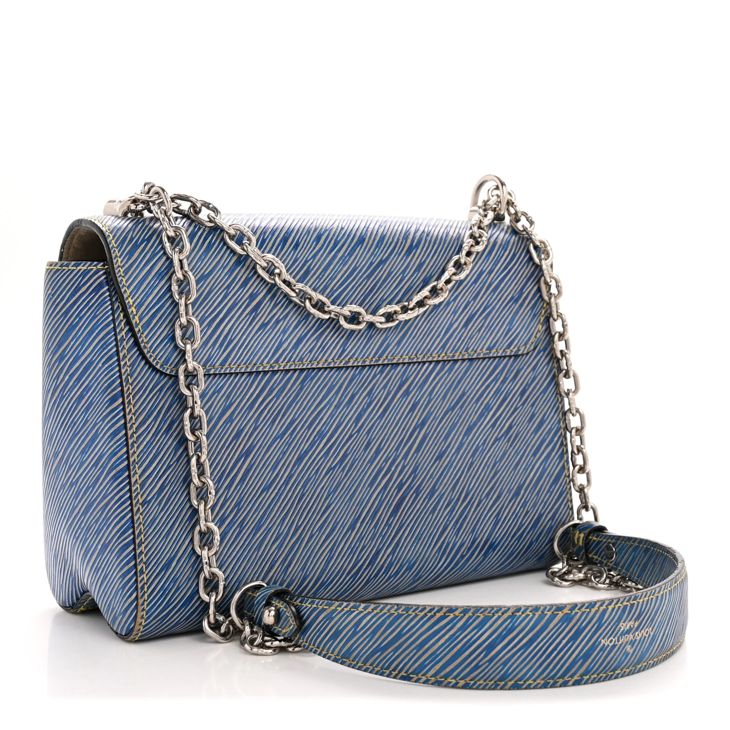 Epi Twist Shoulder Bag MM Denim Light - Image 3