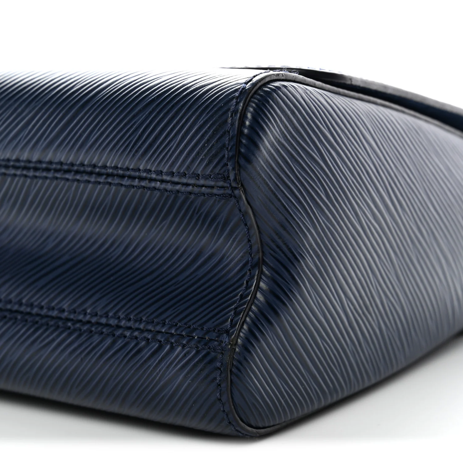 Epi Twist Shoulder Bag MM Indigo - Image 9
