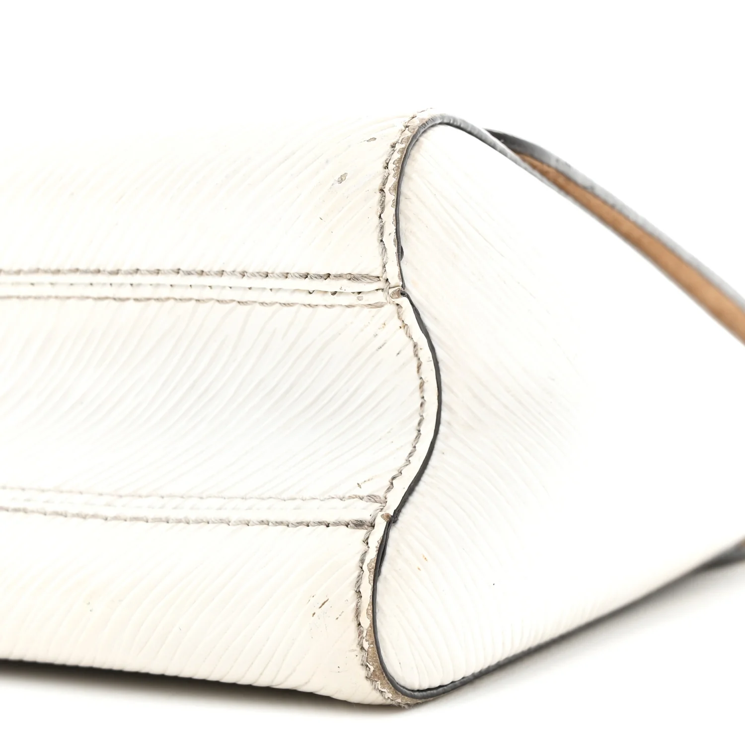 Epi Twist Shoulder Bag MM White - Image 18