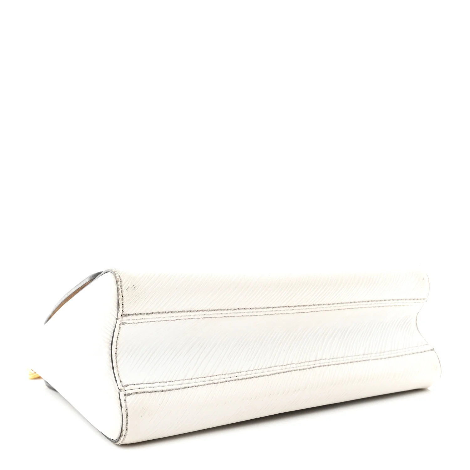 Epi Twist Shoulder Bag MM White - Image 6
