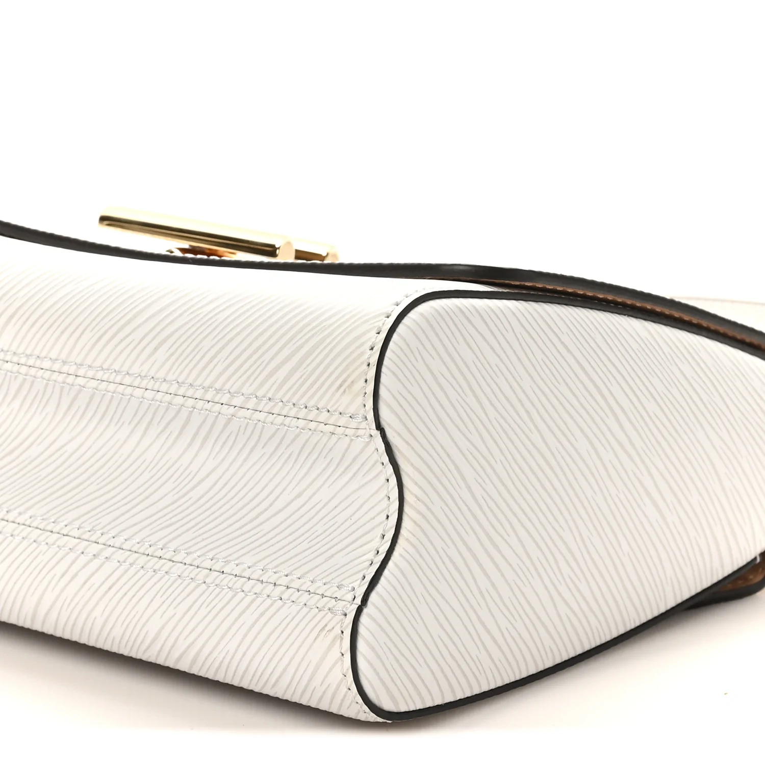 Epi Twist Shoulder Bag MM White - Image 10