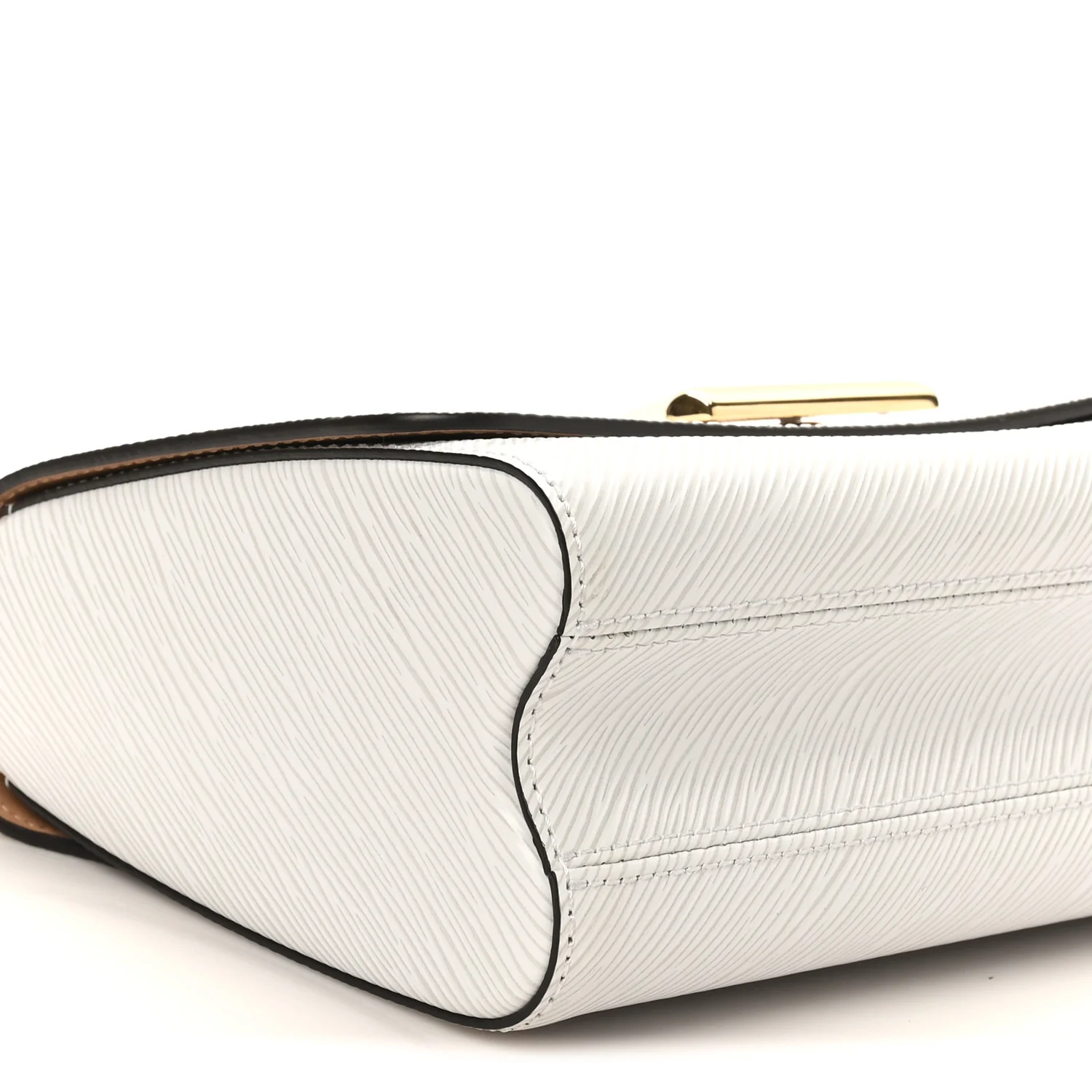 Epi Twist Shoulder Bag MM White - Image 9