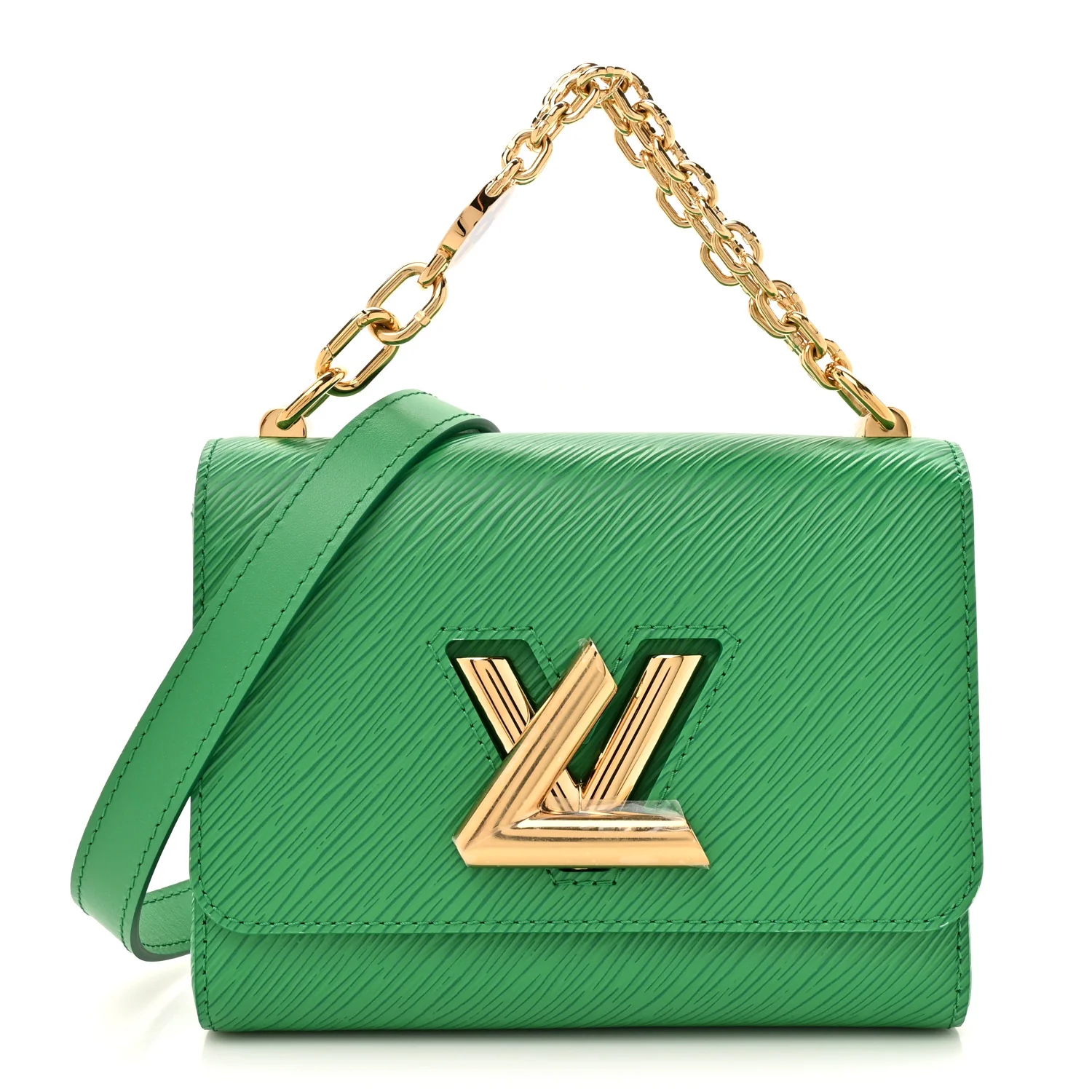 Epi Twist Shoulder Bag PM Serpentine Green