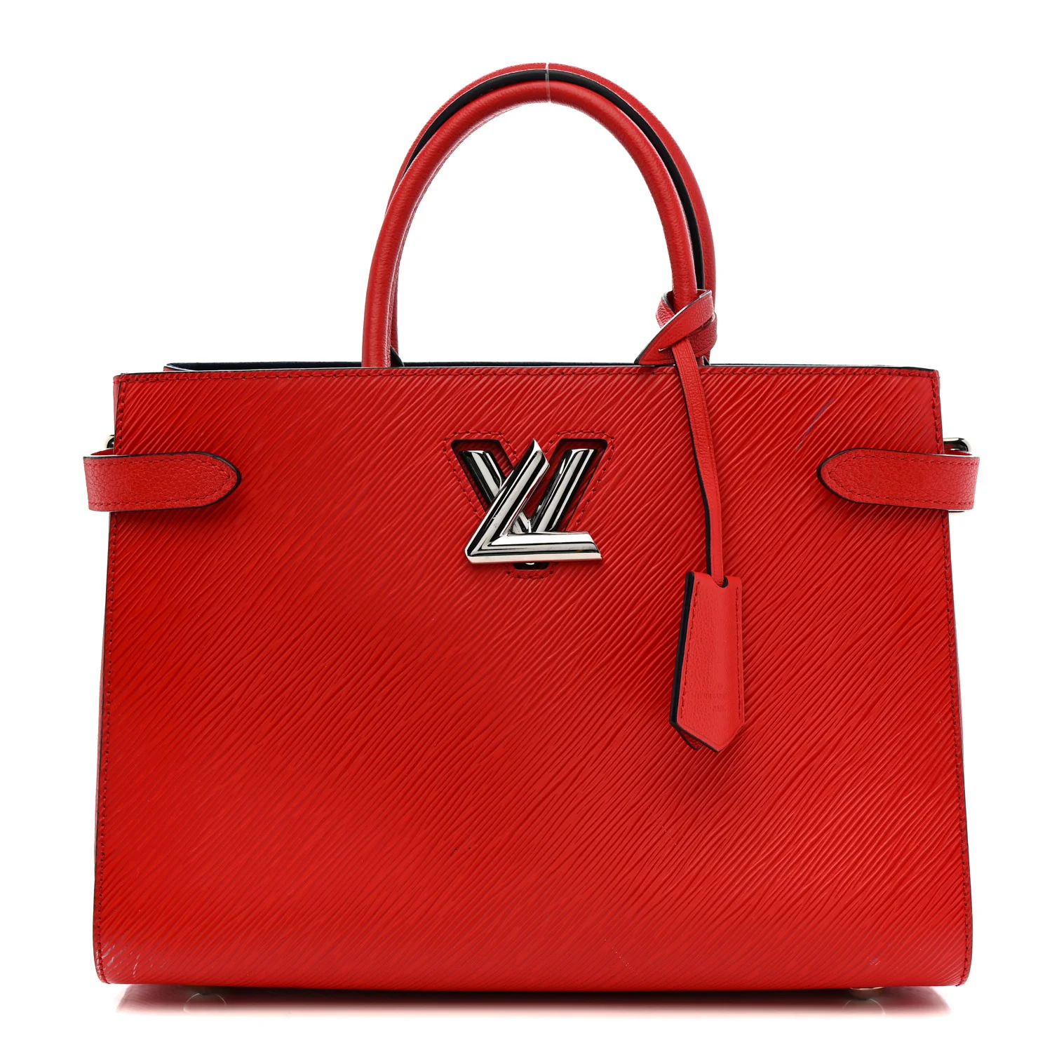 Epi Twist Tote Coquelicot