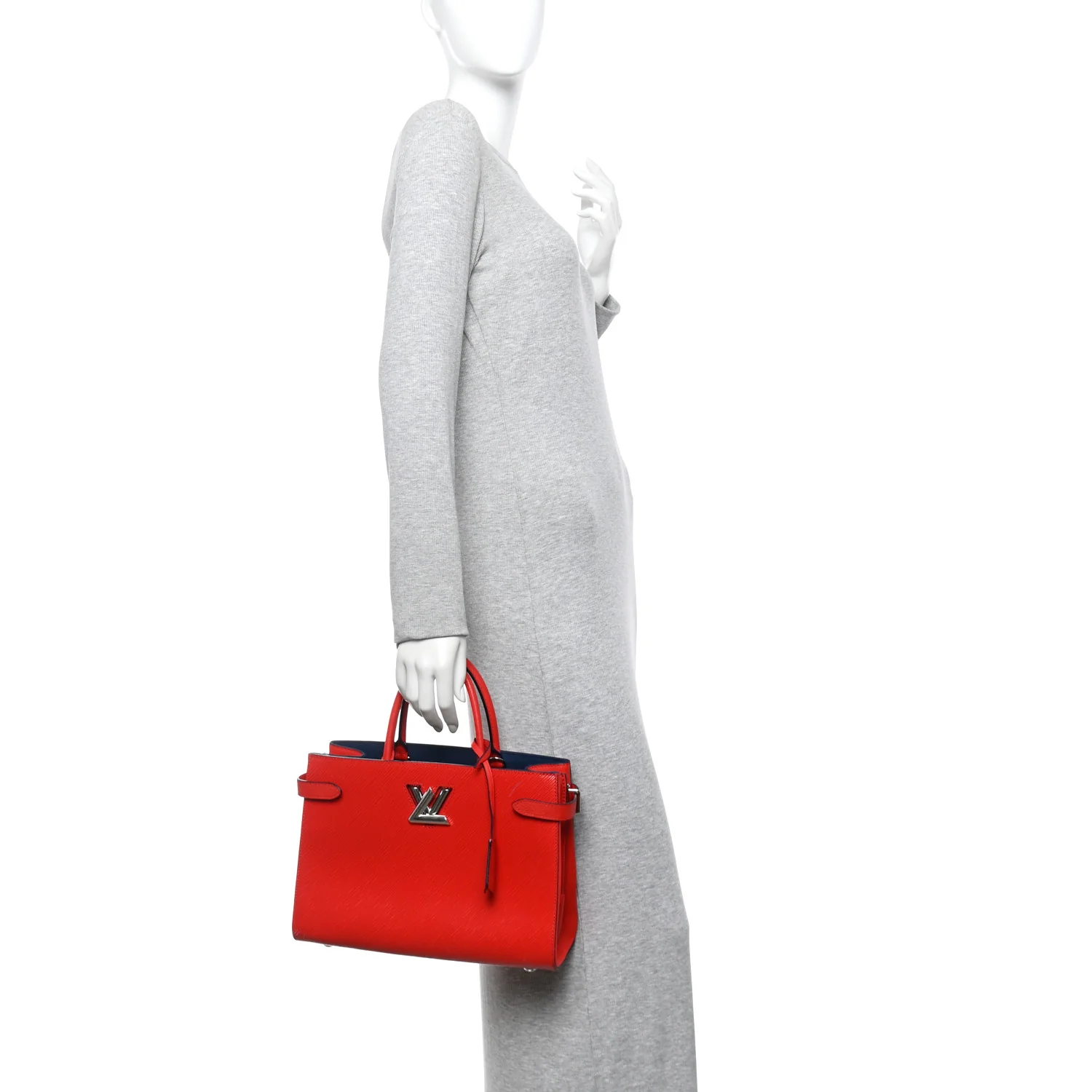 Epi Twist Tote Coquelicot - Image 2