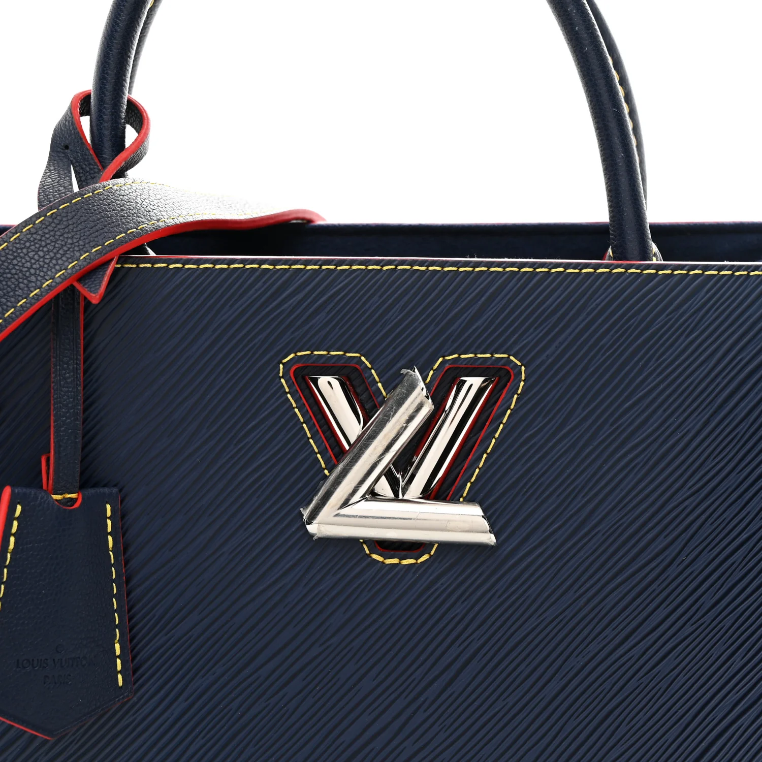 Epi Twist Tote Indigo - Image 17