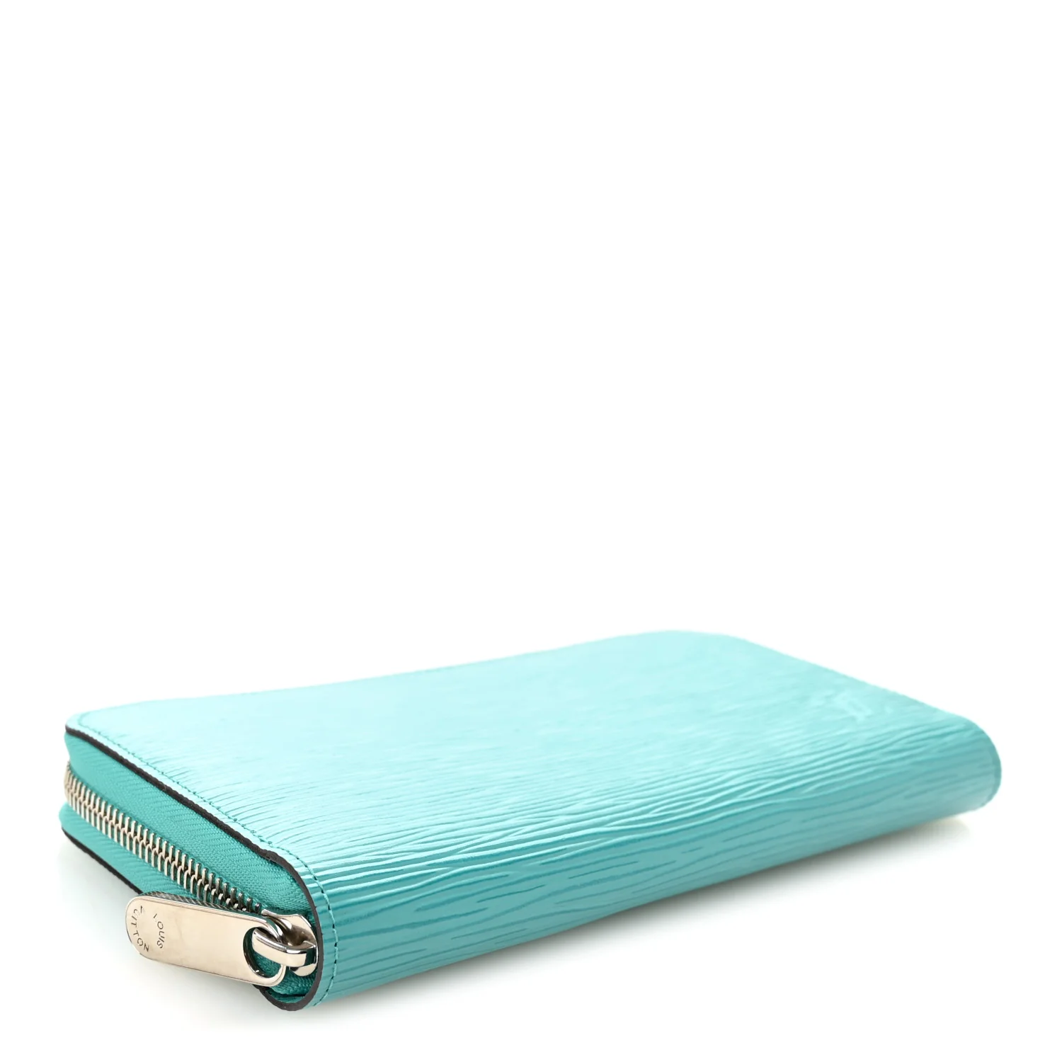 Epi Zippy Wallet Turquoise - Image 4