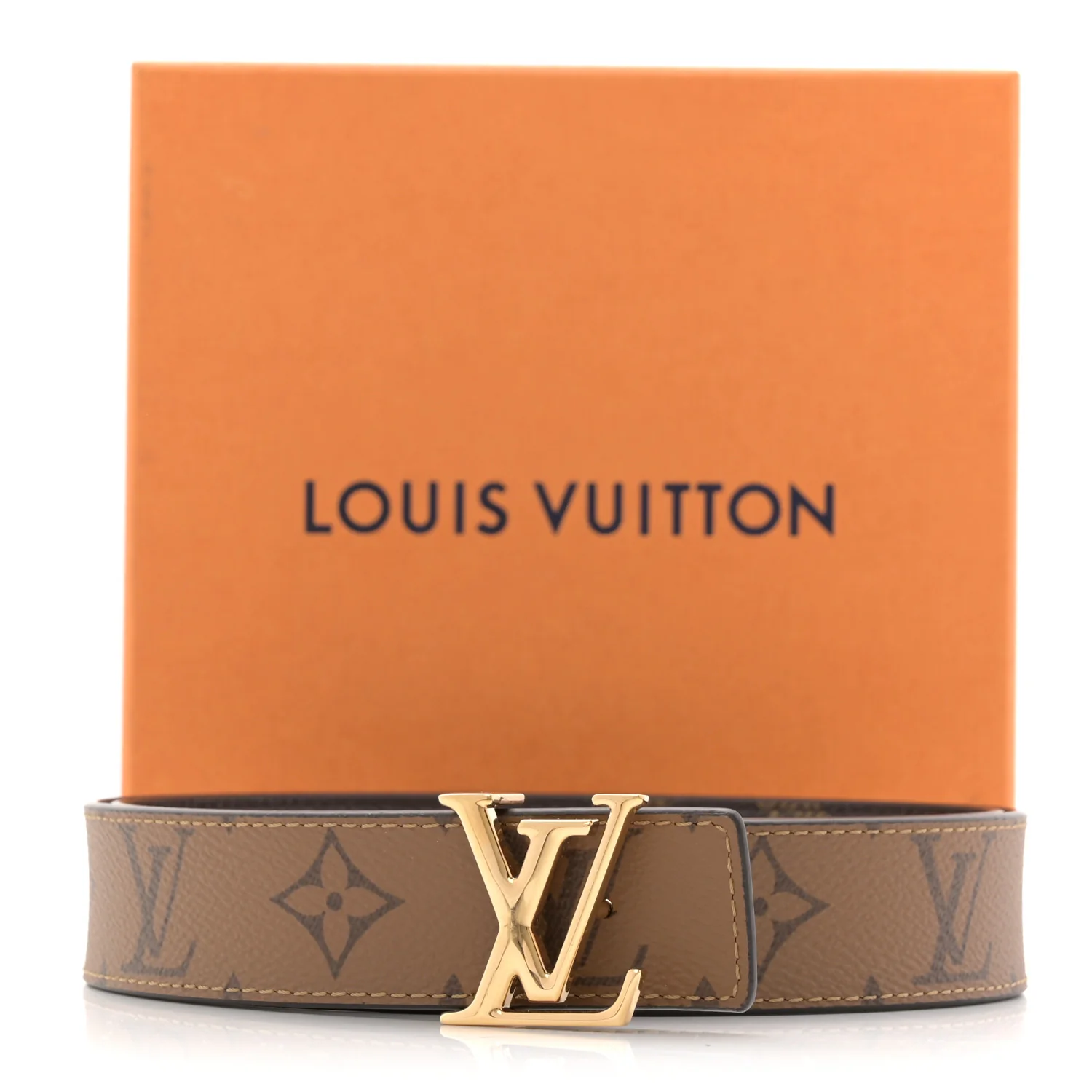 Giant Monogram 30mm LV Iconic Reversible 80 32 Belt - Image 5