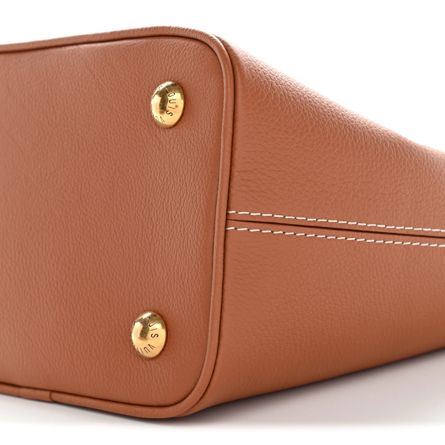 Grained Calfskin Low Key All In BB Cognac - Image 9