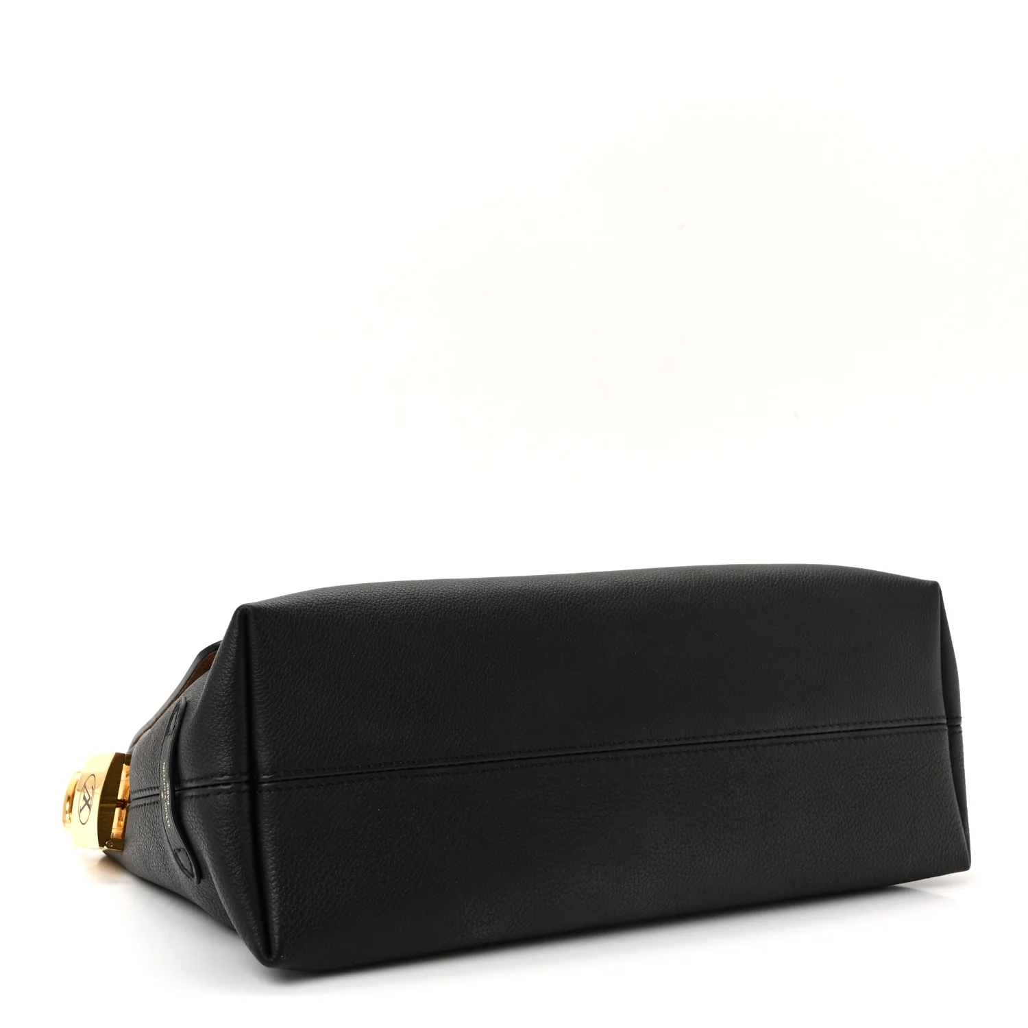 Grained Calfskin Low Key Messenger Black - Image 4