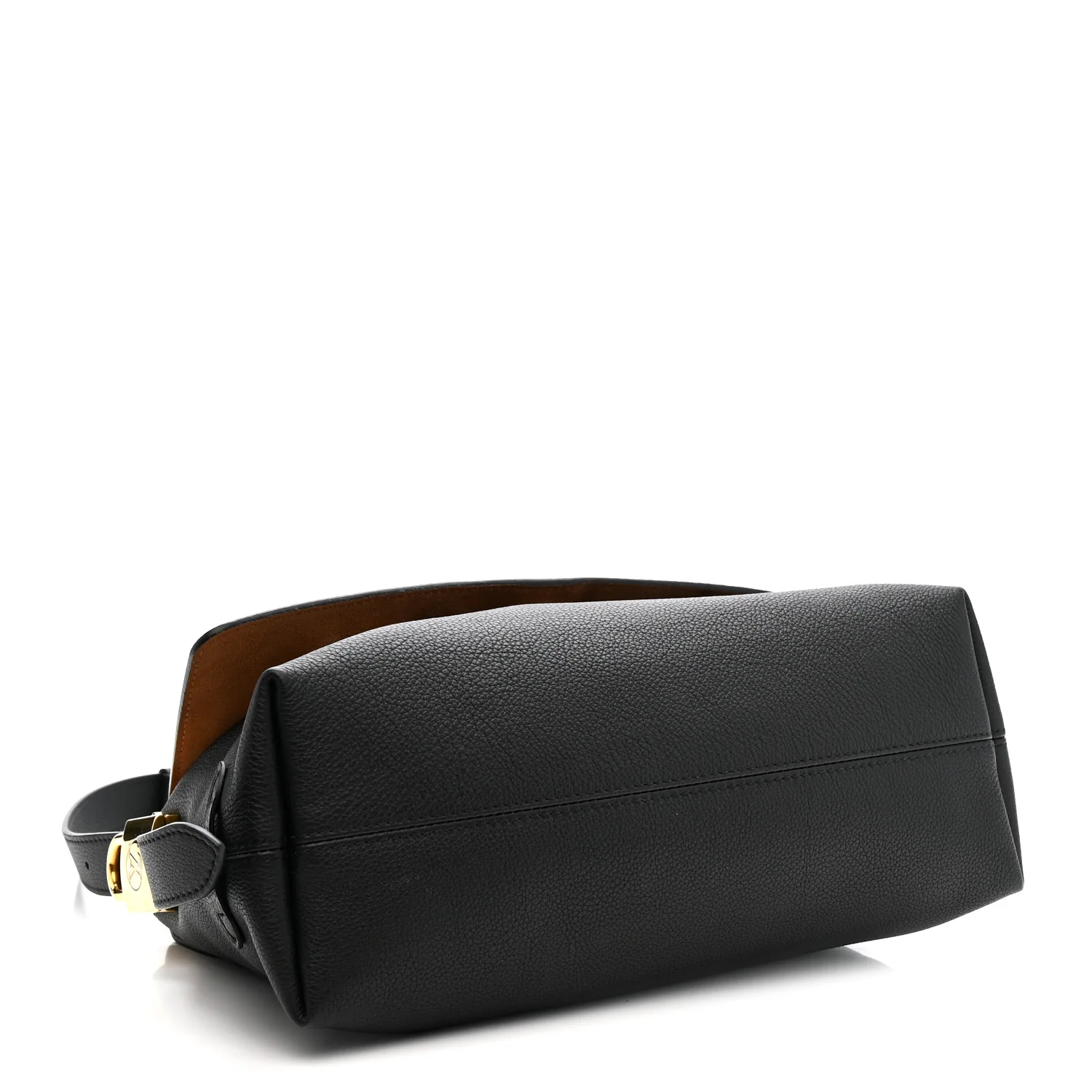 Grained Calfskin Low Key Messenger Black - Image 5